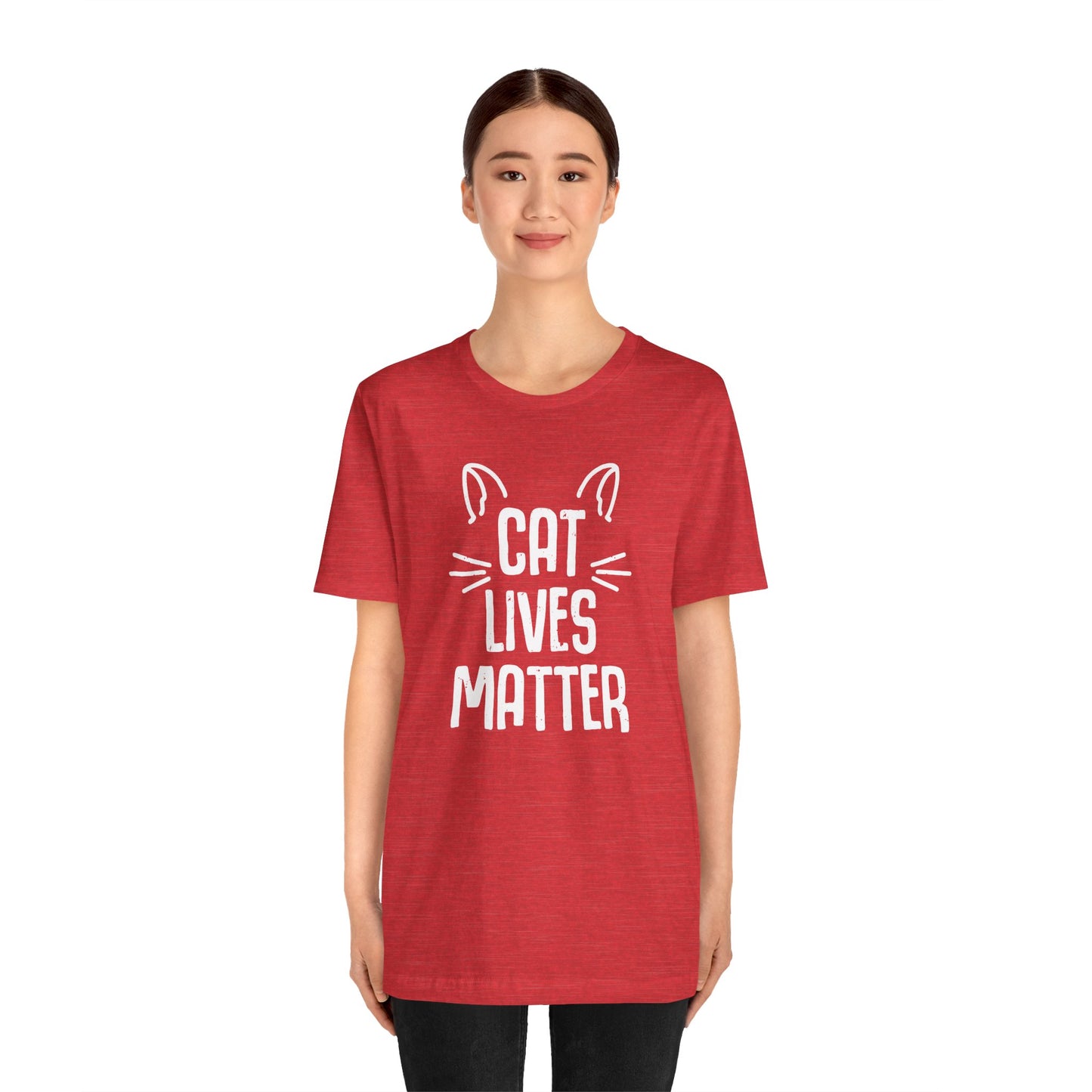 Cat Lives Matter - Unisex Jersey Short Sleeve Tee