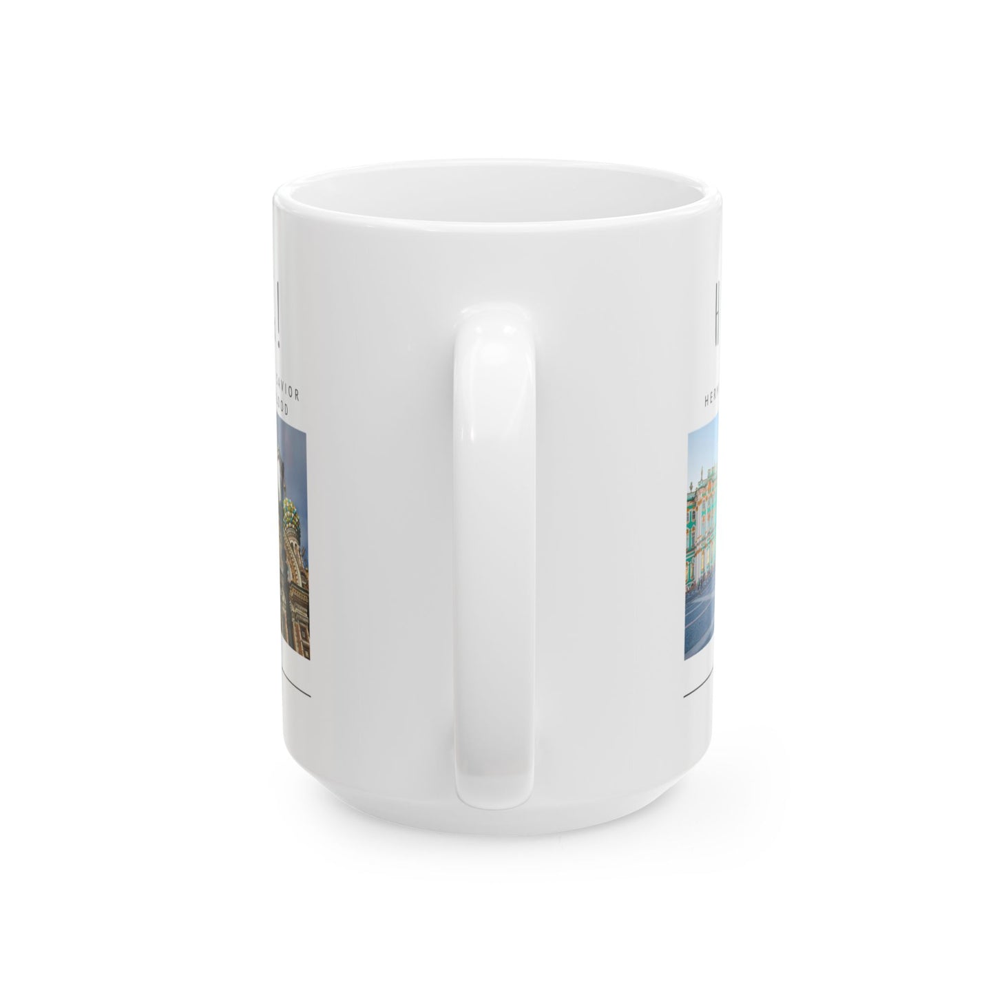 Hello, St. Petersburg Ceramic Mug - 11oz & 15oz - Historical Landmarks Photo Collection - 12105