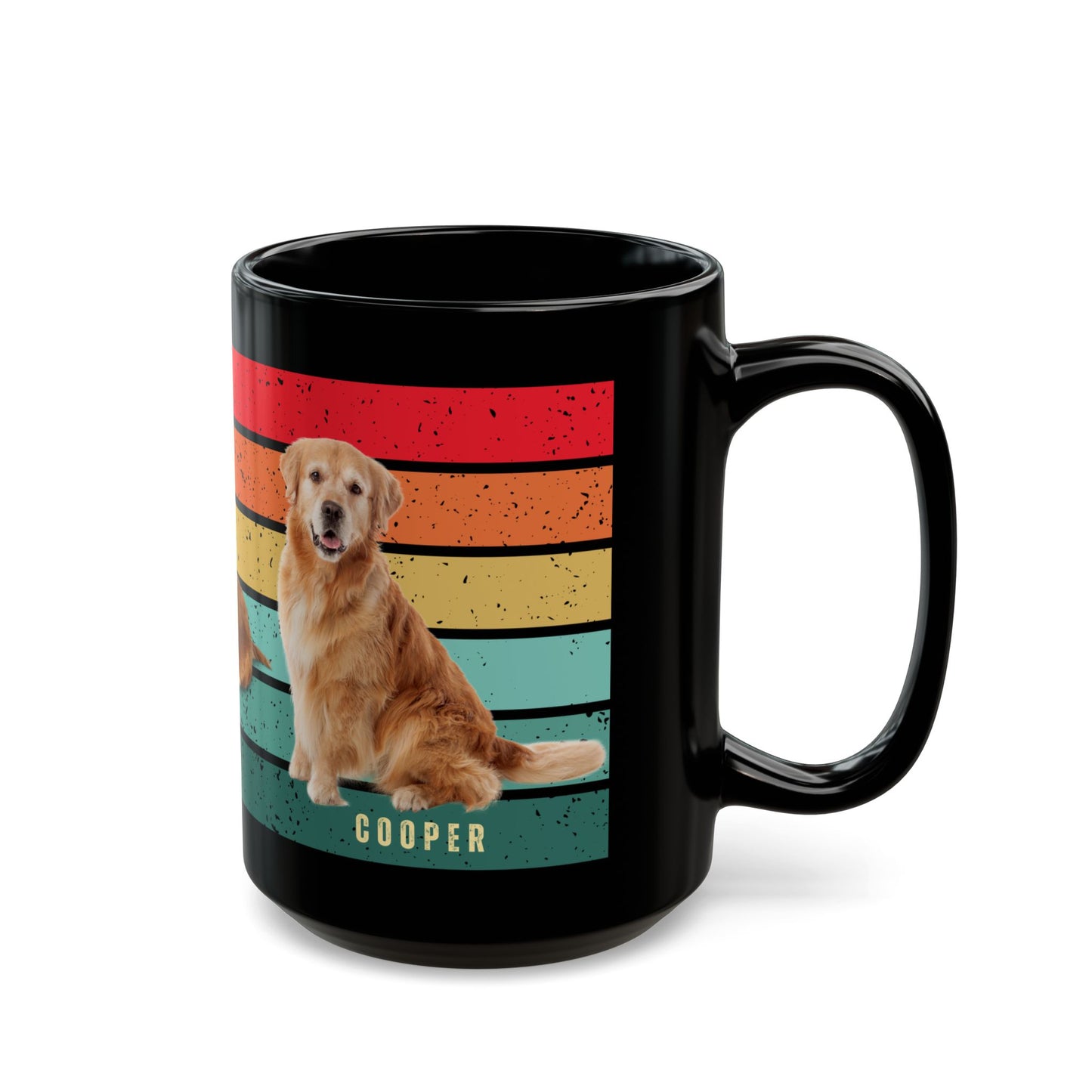 Cooper, Dog, Customizable -   Black Mug (11oz, 15oz) - 10227