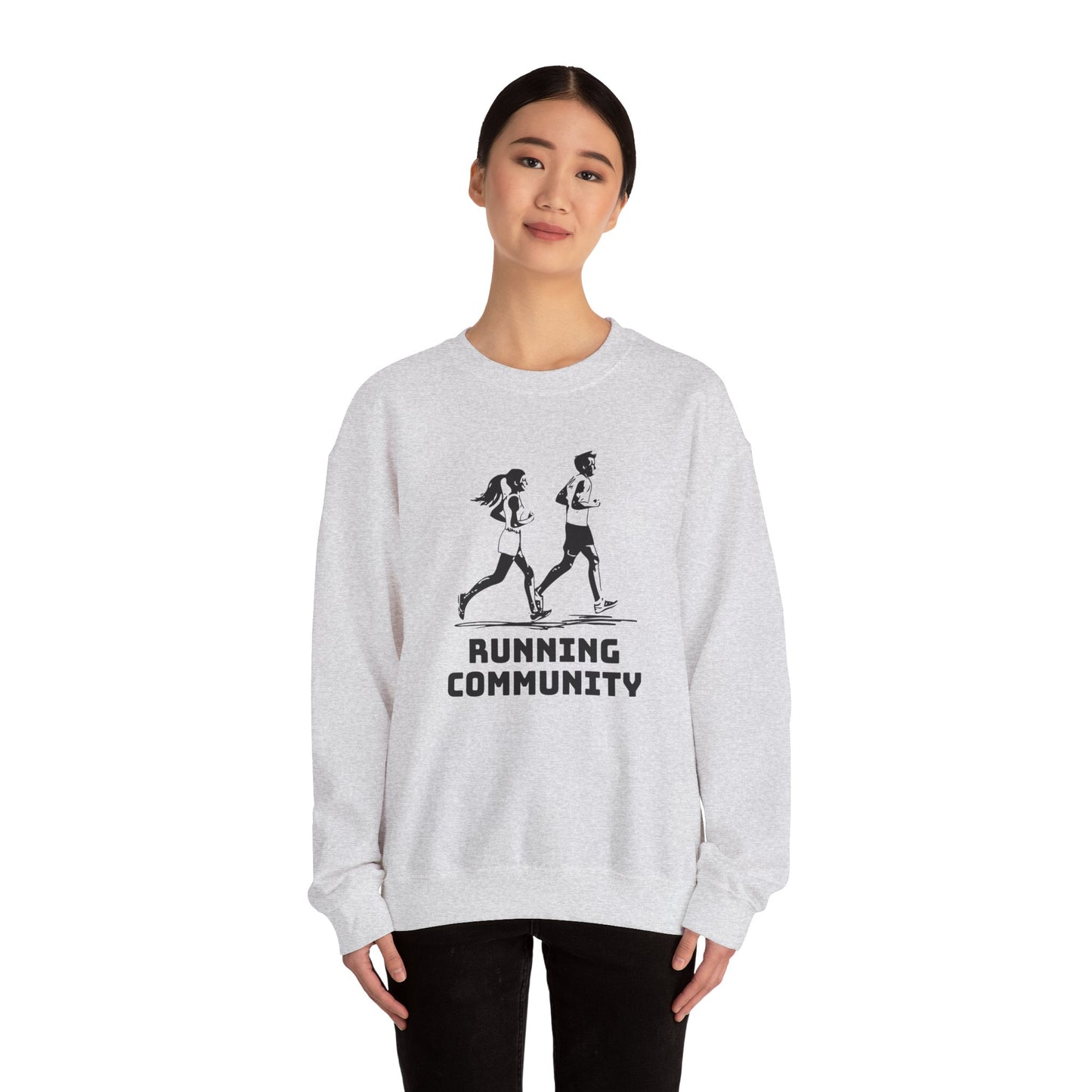 Running Community - Unisex Heavy Blend™ Crewneck Sweatshirt