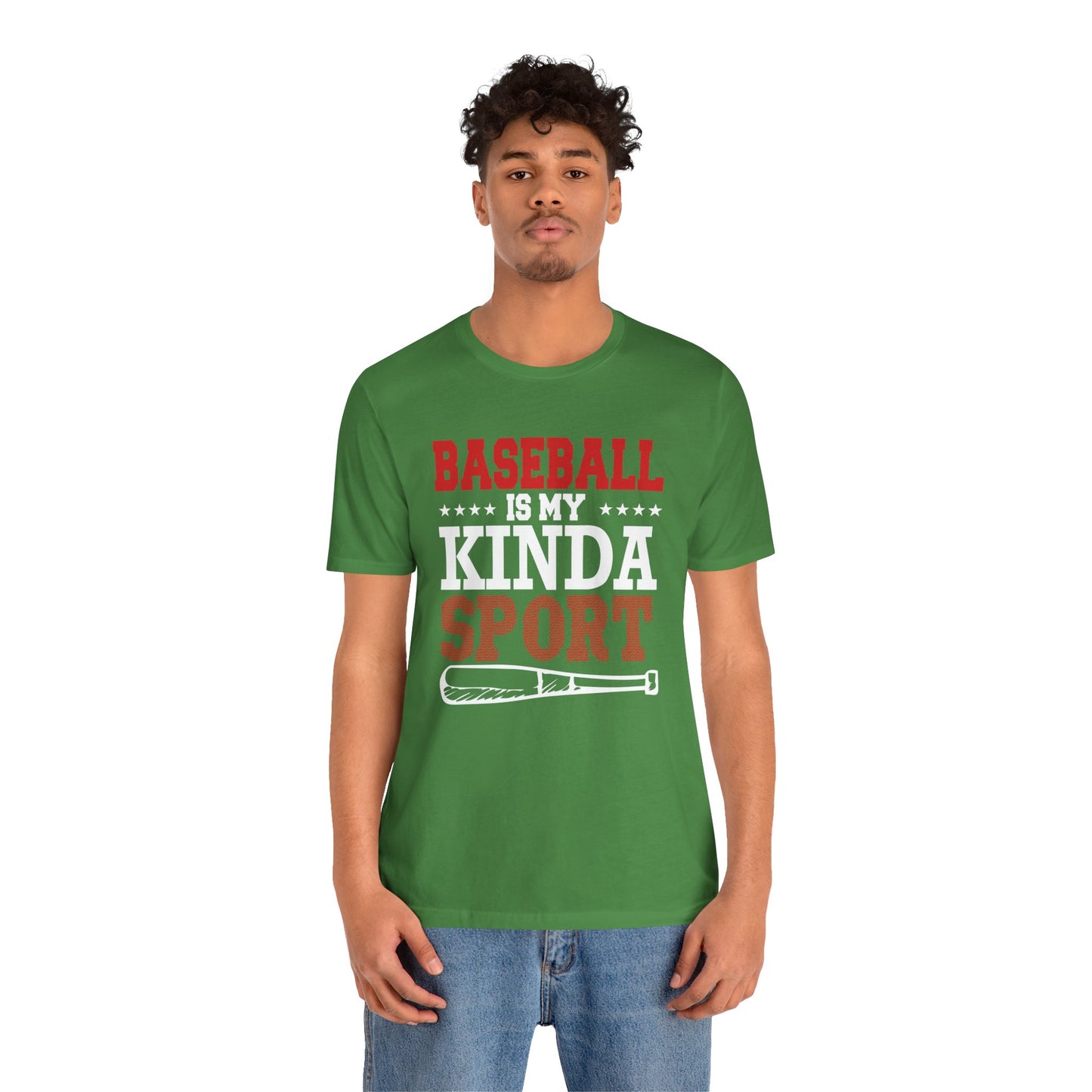 Baseball Is My Kinda Sport - Unisex Jersey Short Sleeve Tee