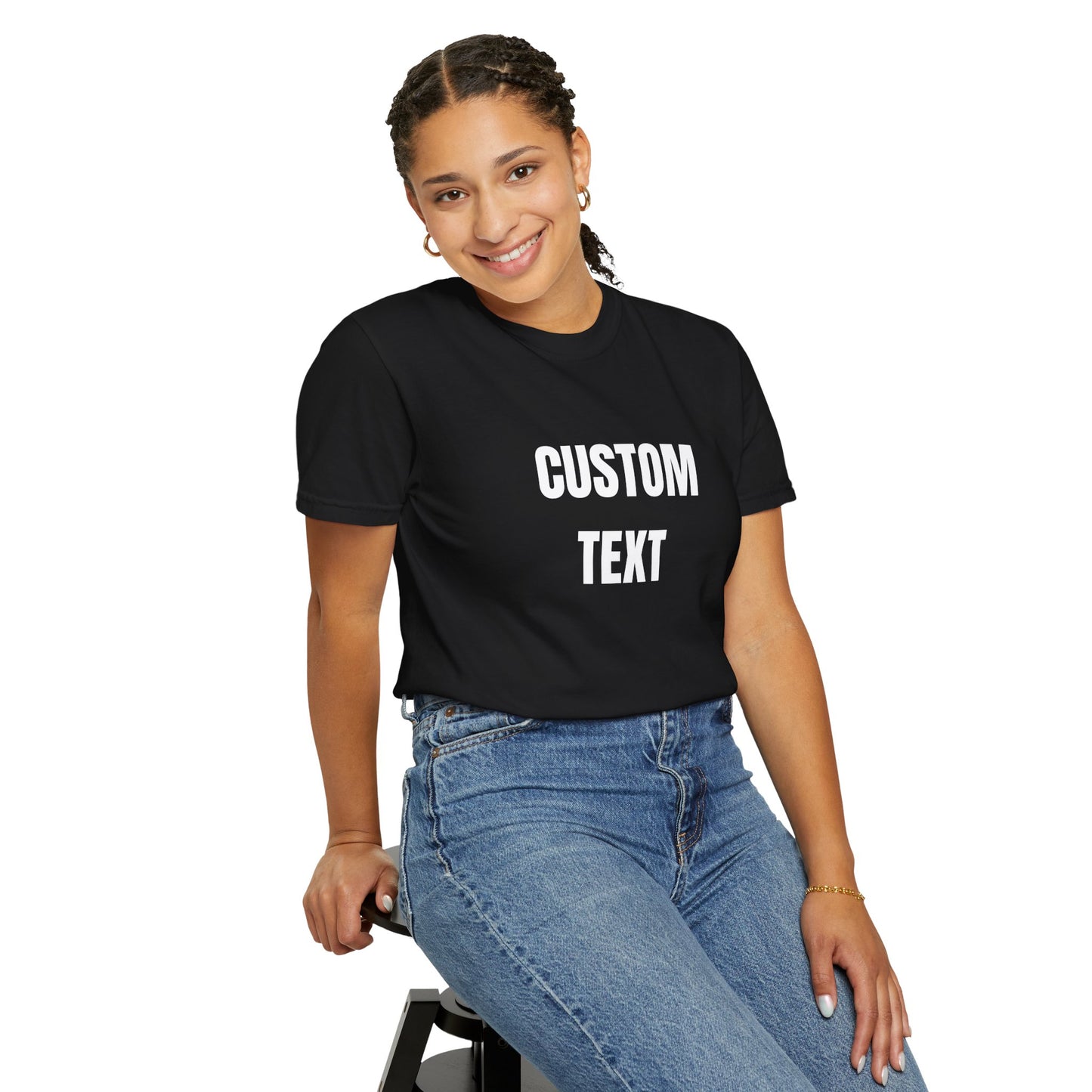 Custom Novelty T-Shirt – Unisex Garment-Dyed Cotton Tee - 14681
