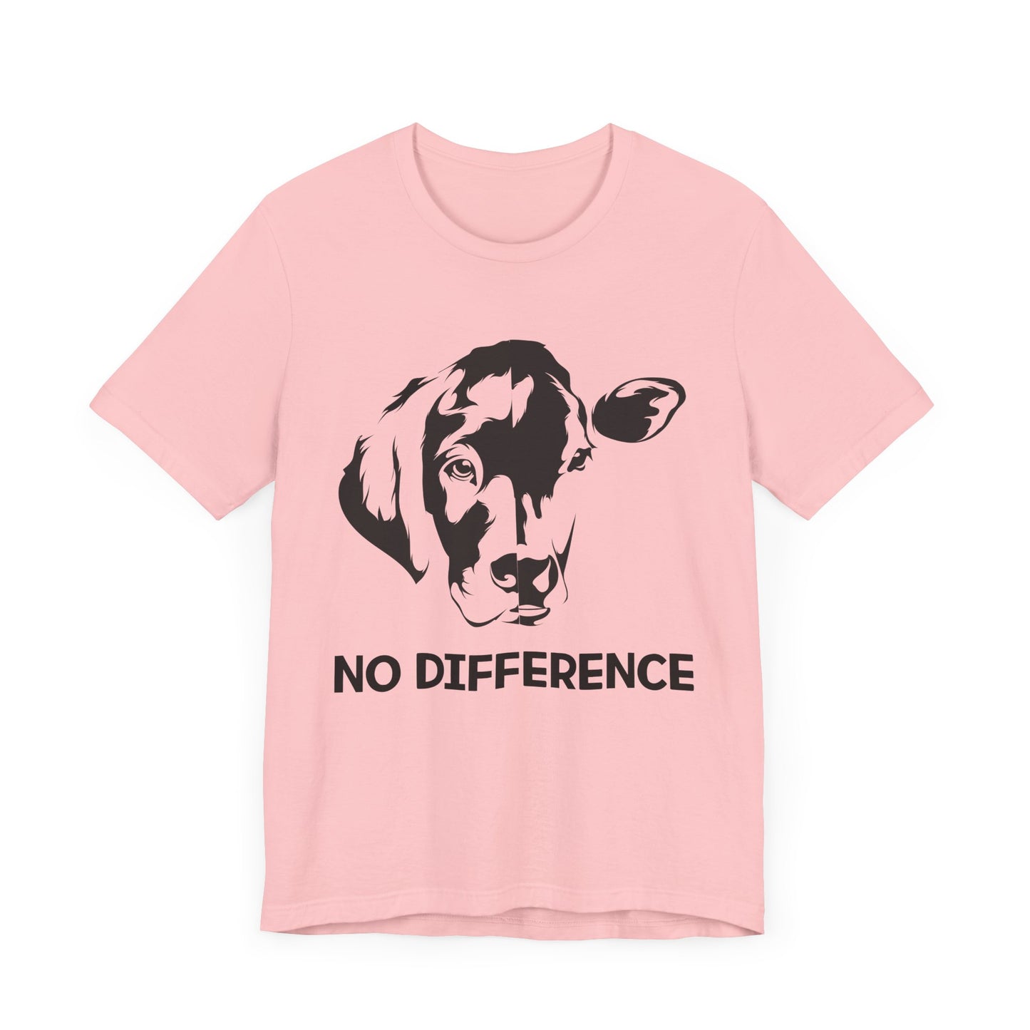 Vegan: No Difference - Unisex Jersey Short Sleeve Tee - 12422