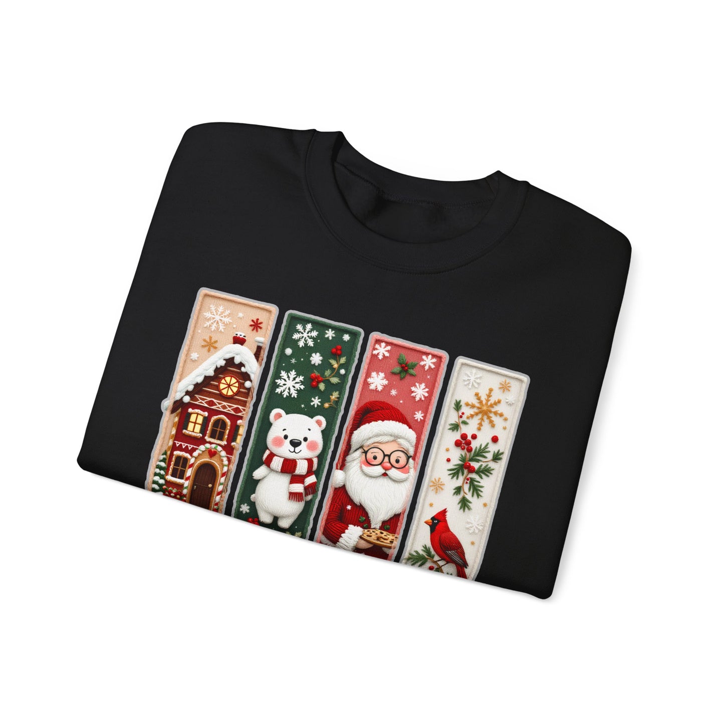 Making Spirits Bright Christmas Crewneck Sweatshirt, Holiday Graphic Sweater - 14932