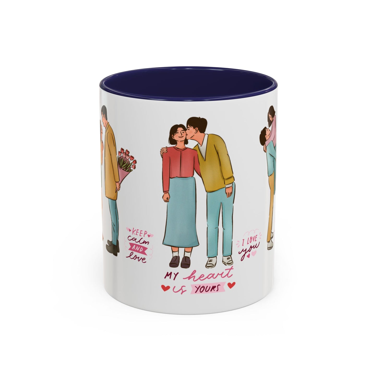 My Heart is Yours - Accent Coffee Mug (11, 15oz) - 11576