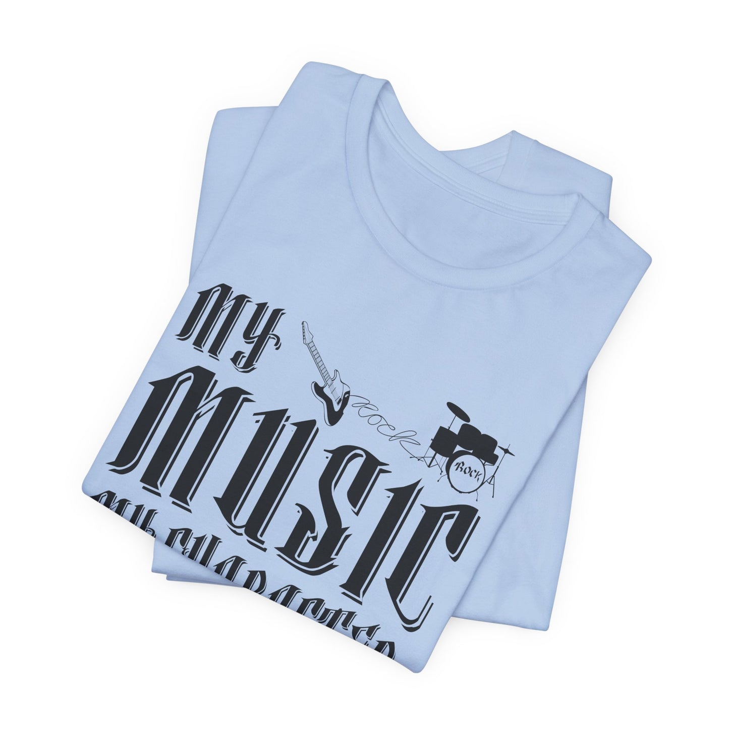 My Music My Character, Rock & Roll Station - Unisex Jersey Short Sleeve Tee