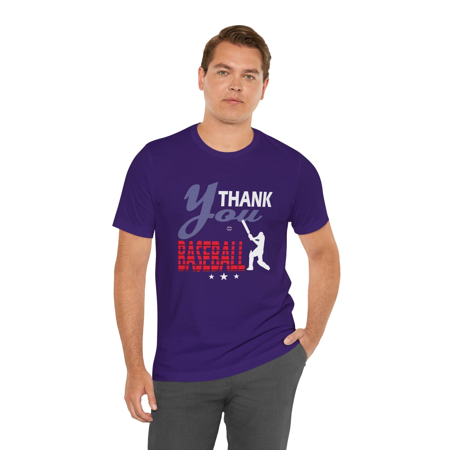 Thank You Baseball - Unisex Jersey Short Sleeve Tee - 13906