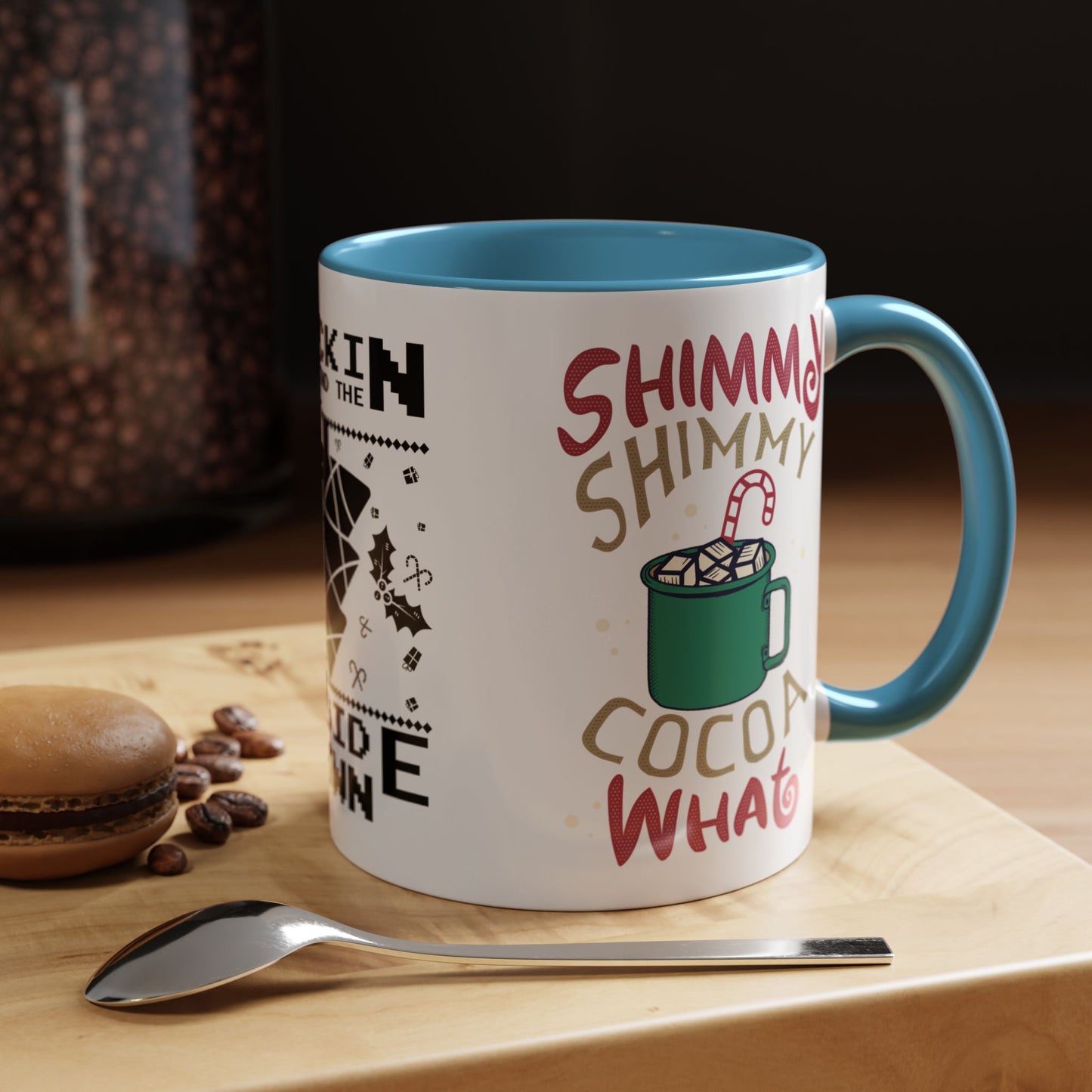 Rocking Around The Tree Upside Down - Accent Coffee Mug (11, 15oz)