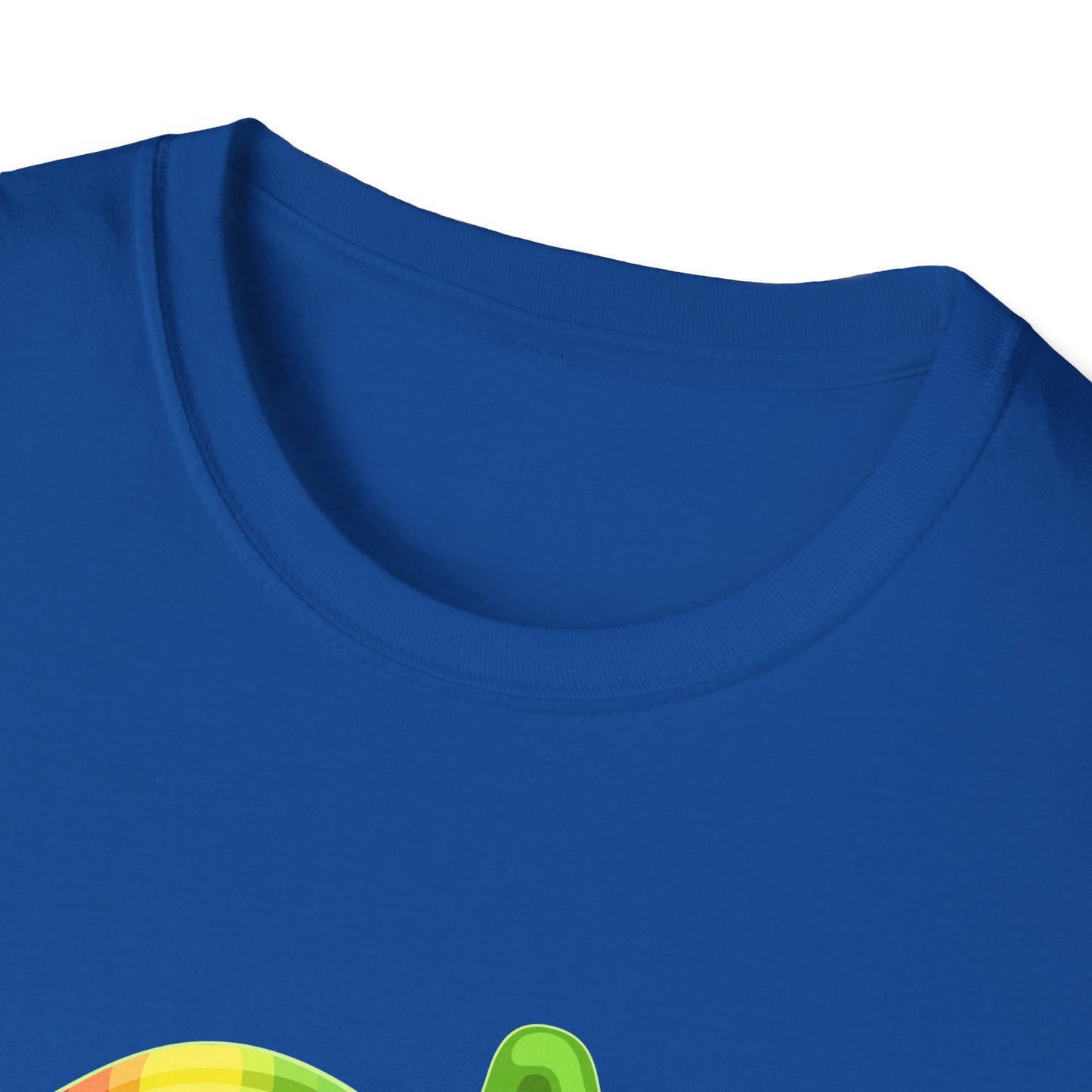 Unique Colorful Chameleon Unisex Softstyle T-Shirt - I'm Unique - 11823