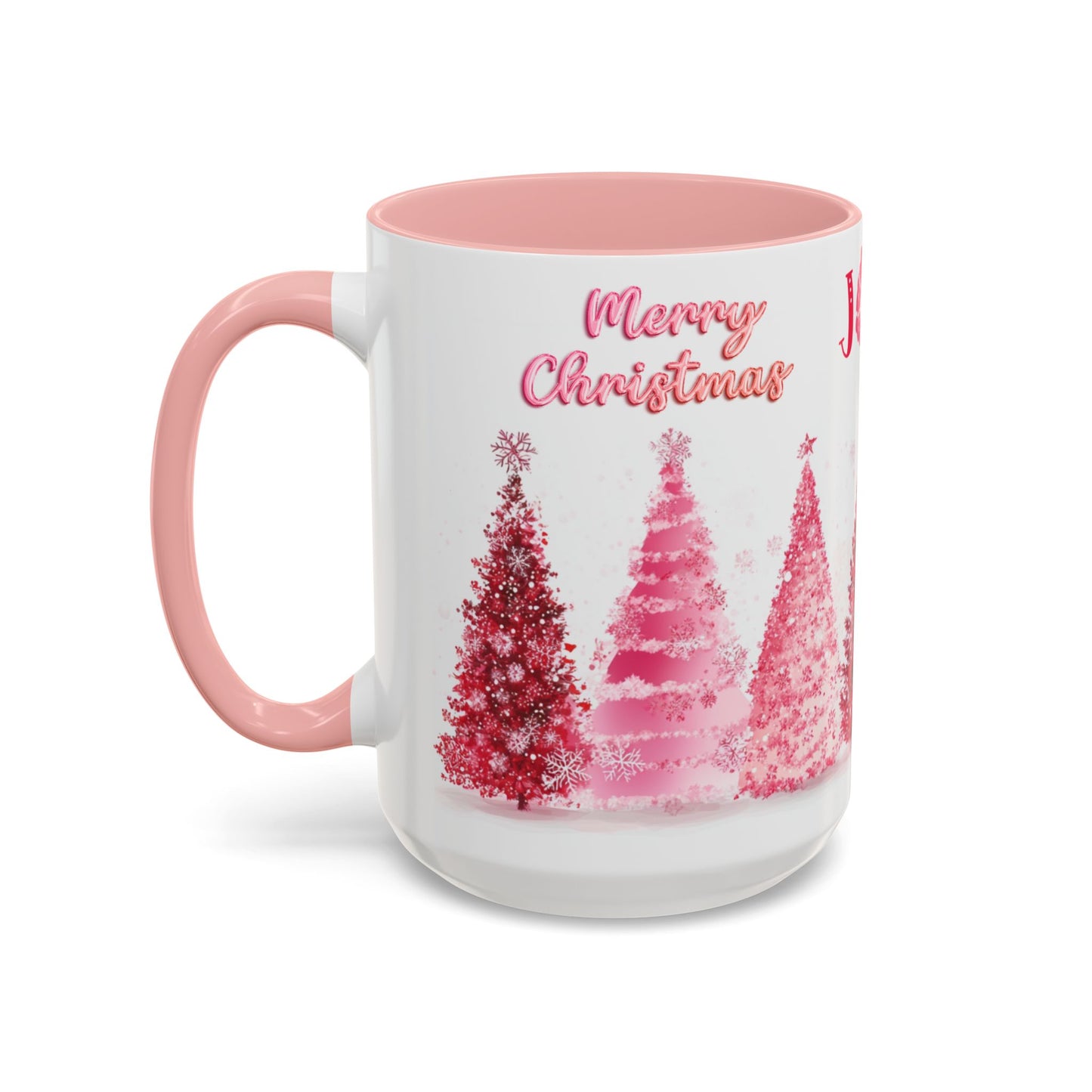 Pink Christmas - Accent Coffee Mug (11, 15oz)