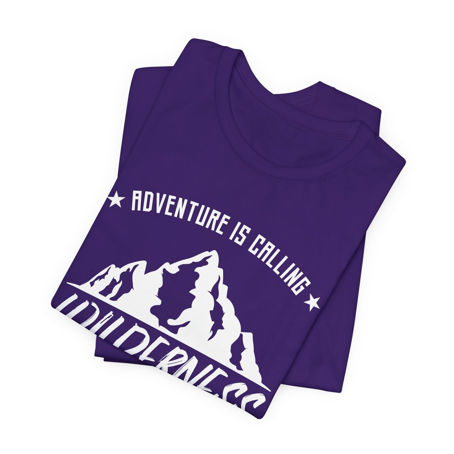 Camping: Adventure Is Calling, Wilderness - Unisex Jersey Short Sleeve Tee - 12585