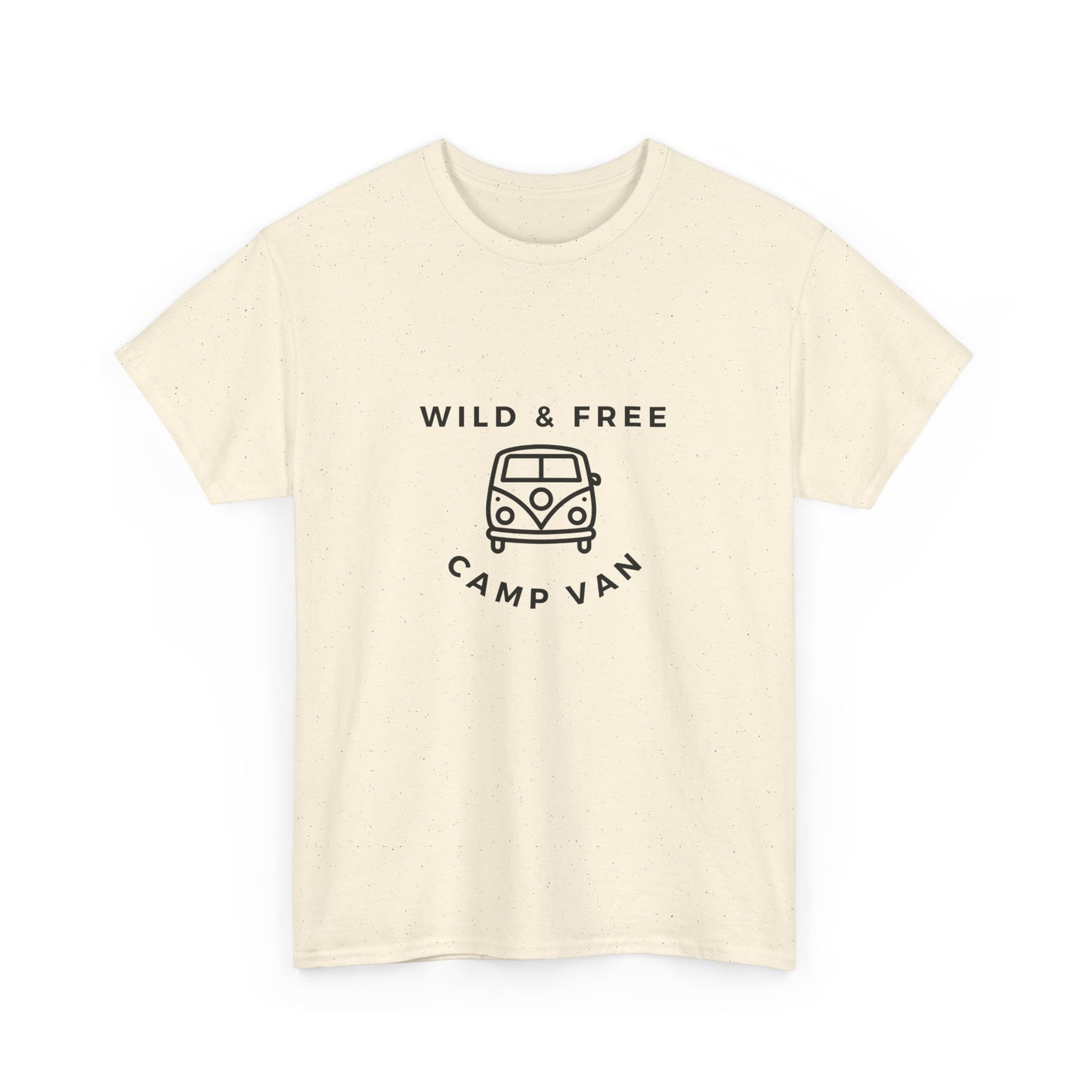 Wild & Free, Camp Van - Unisex Heavy Cotton Tee - 10567