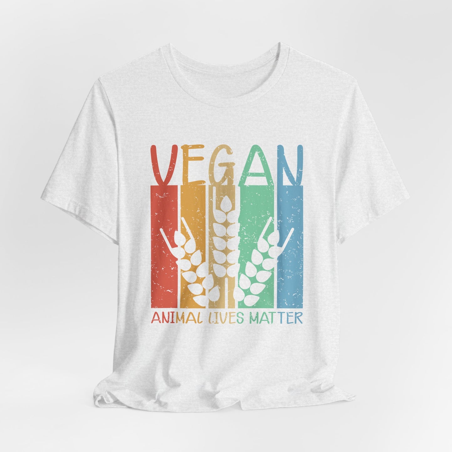 Vegan: Animal Lives Matter - Unisex Jersey Short Sleeve Tee - 12069