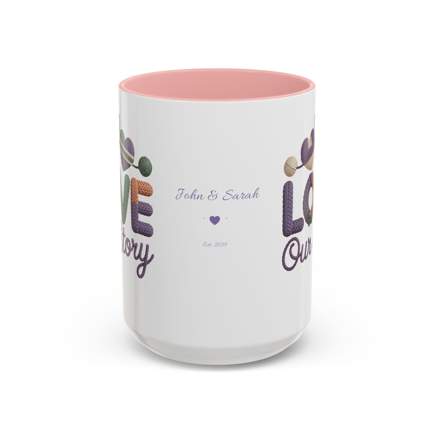 Our Story Personalized Mug — Custom Names & Established Date | Couple Gift (11oz / 15oz) - 14749