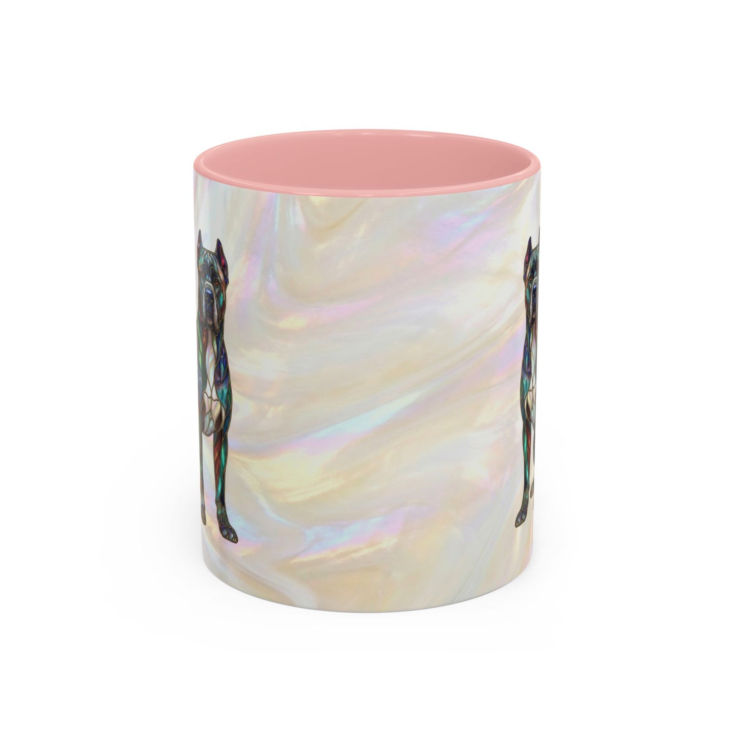 Cane Corso Accent Mug — Stained Glass Design (11/15 oz) - 14623