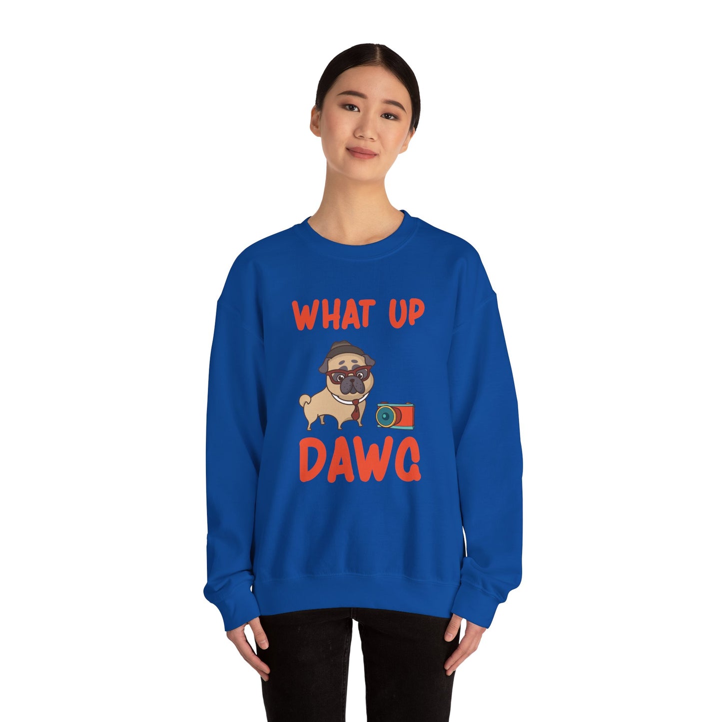 What up, Dawg - Unisex Heavy Blend™ Crewneck Sweatshirt