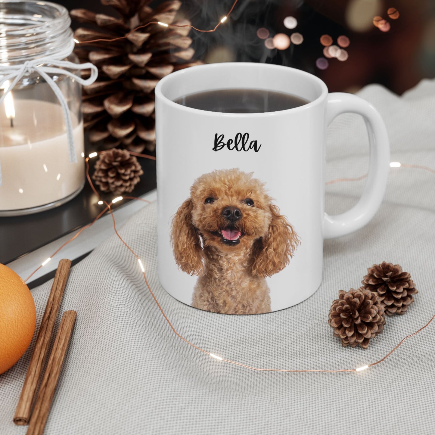 Personalised Ceramic Mug | Pet Lover Gift, Dog Coffee Cup - 14177
