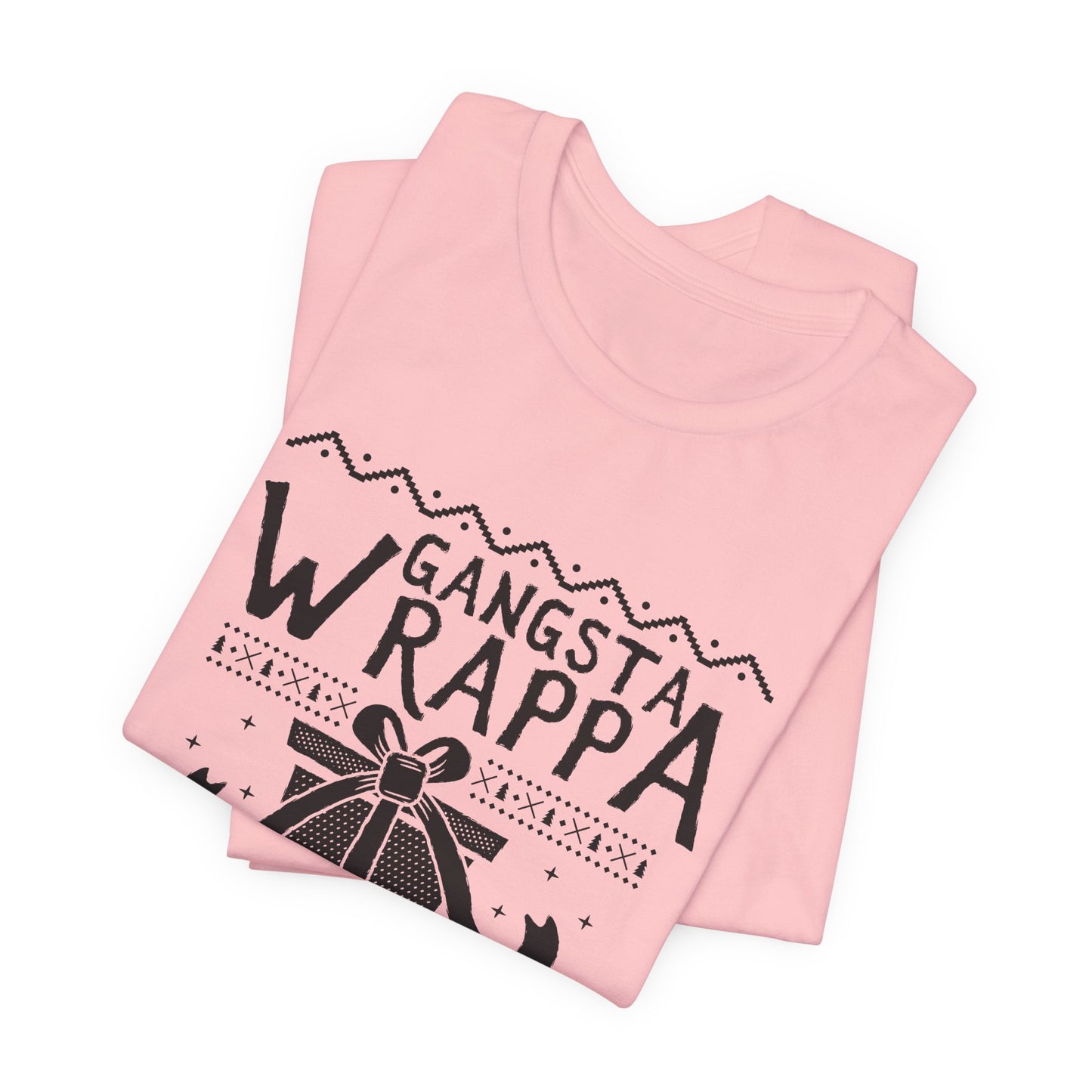 Christmas: Gangsta Wrappa - Unisex Jersey Short Sleeve Tee