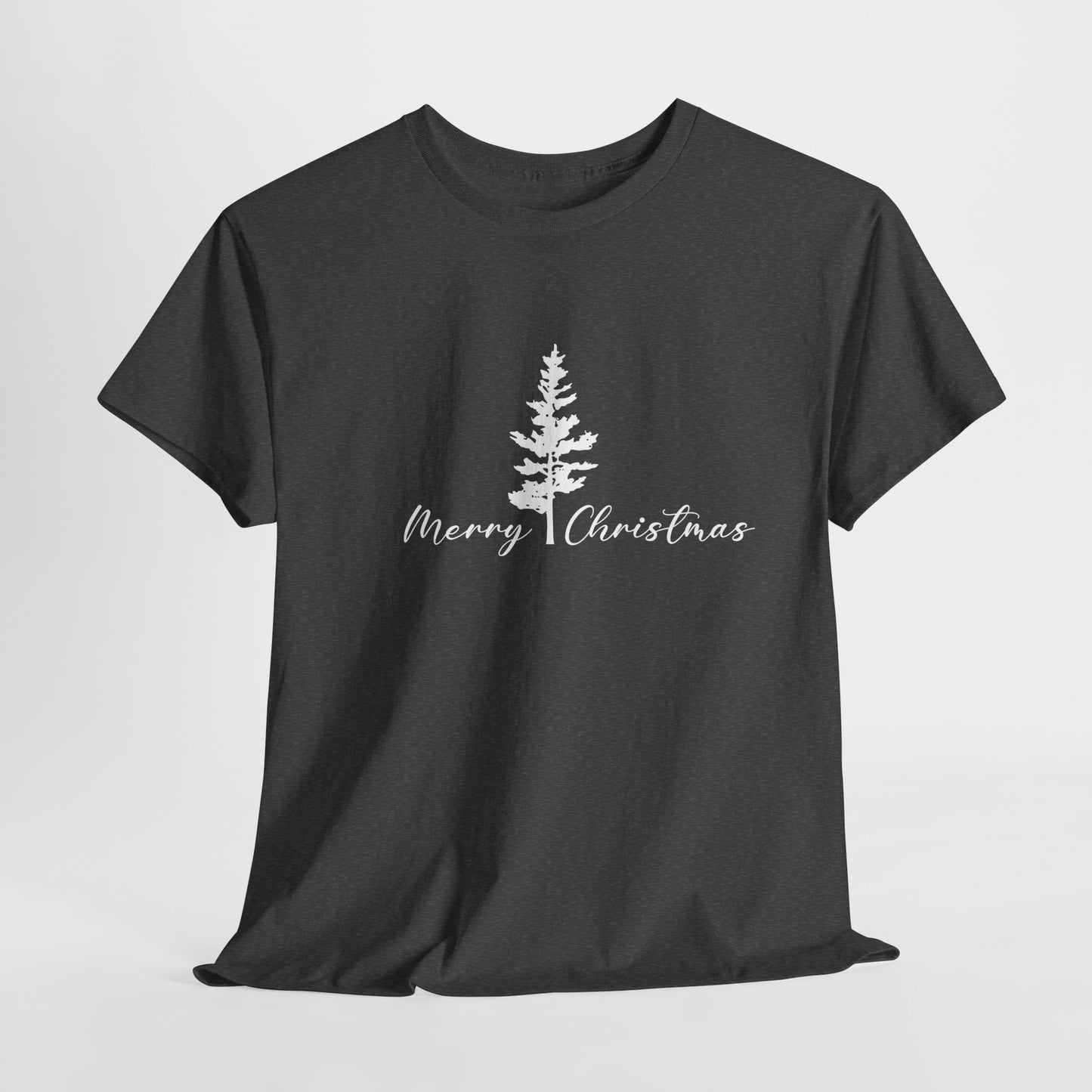 Tree, Merry Christmas - Unisex Heavy Cotton Tee - 10405