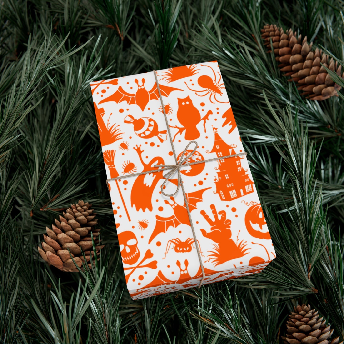 Orange Halloween - Gift Wrap Papers