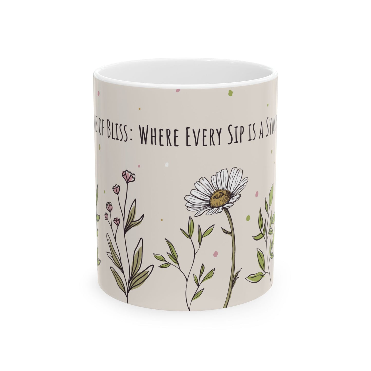 Blooms of Bliss - Ceramic Mug, (11oz, 15oz) - 10901