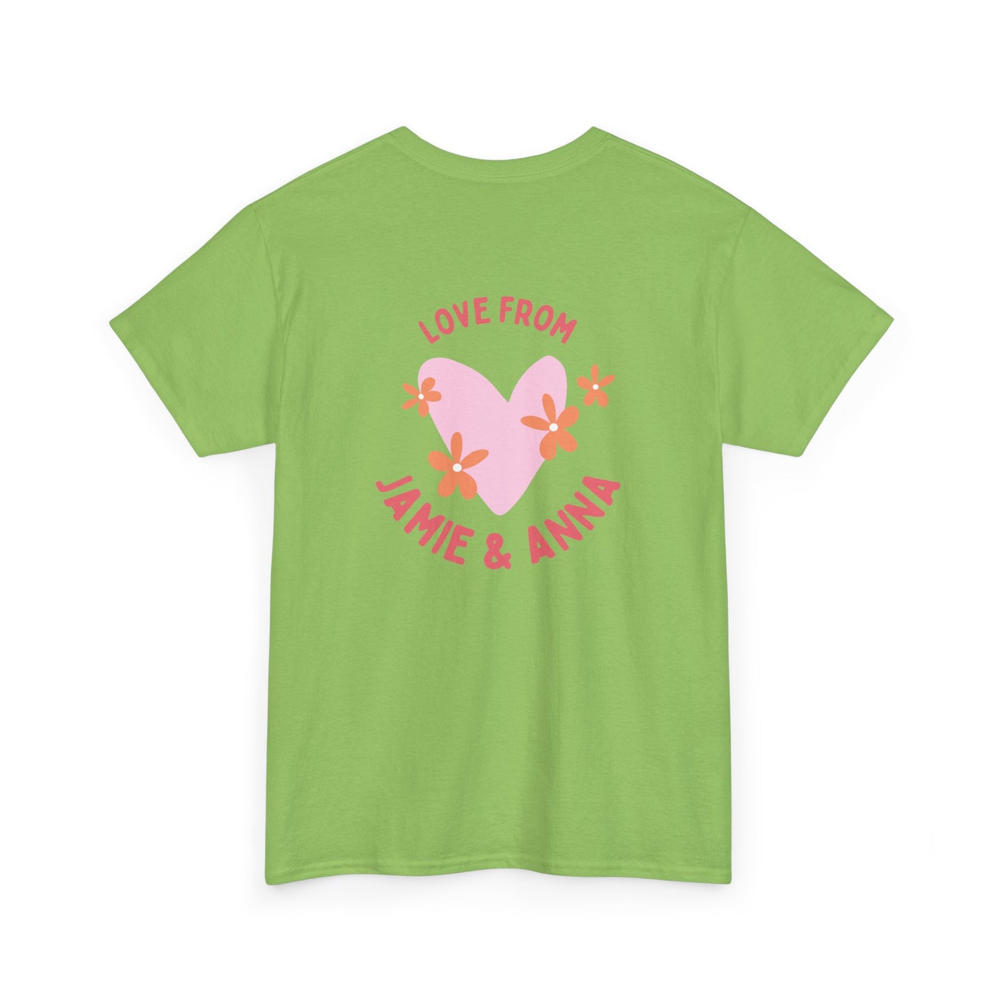 Mama Bear, Love From Jamie & Anna, Names Customizable - Unisex Heavy Cotton Tee - 11775