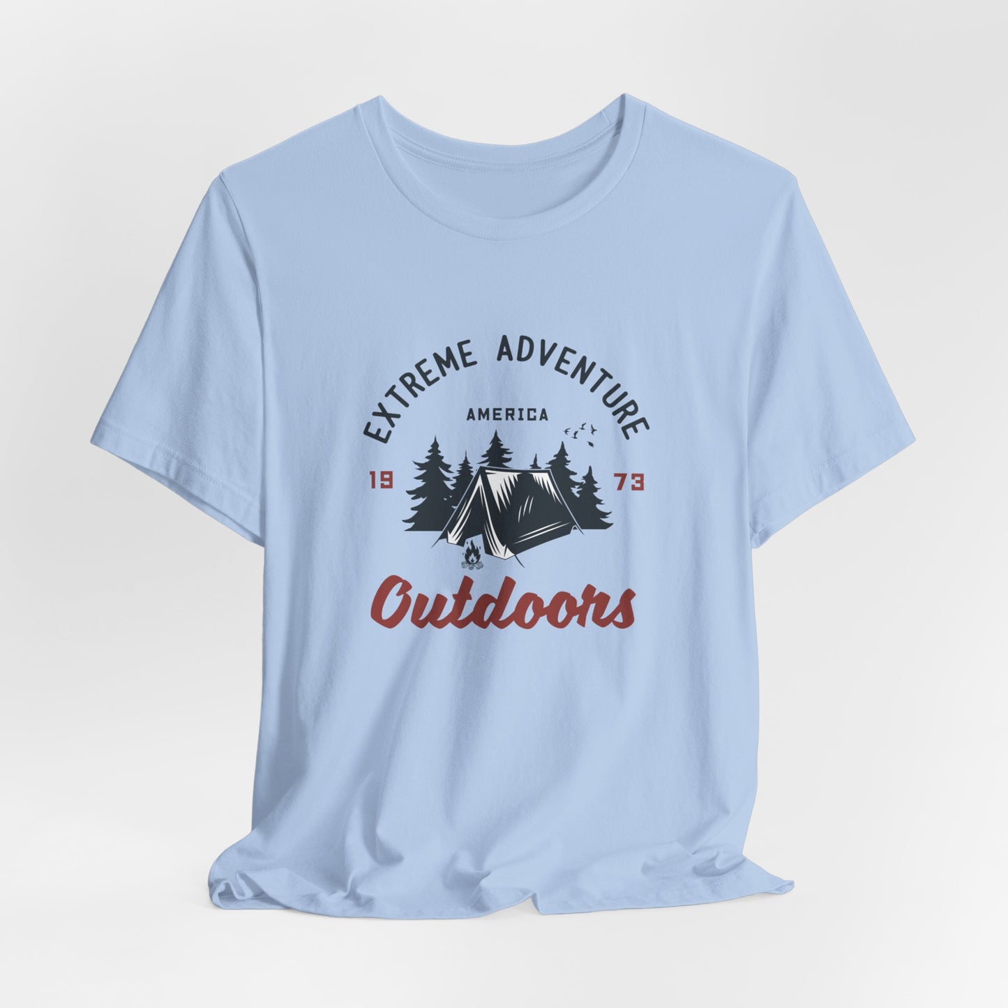 Extreme Adventure America Outdoors - Unisex Jersey Short Sleeve Tee