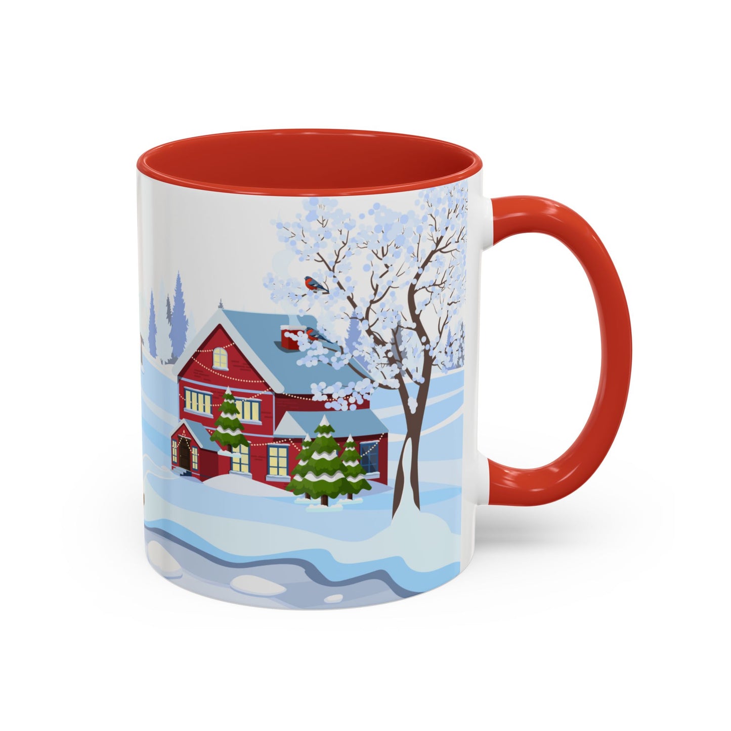 Winter Day Outside - Accent Coffee Mug (11, 15oz) - 10453