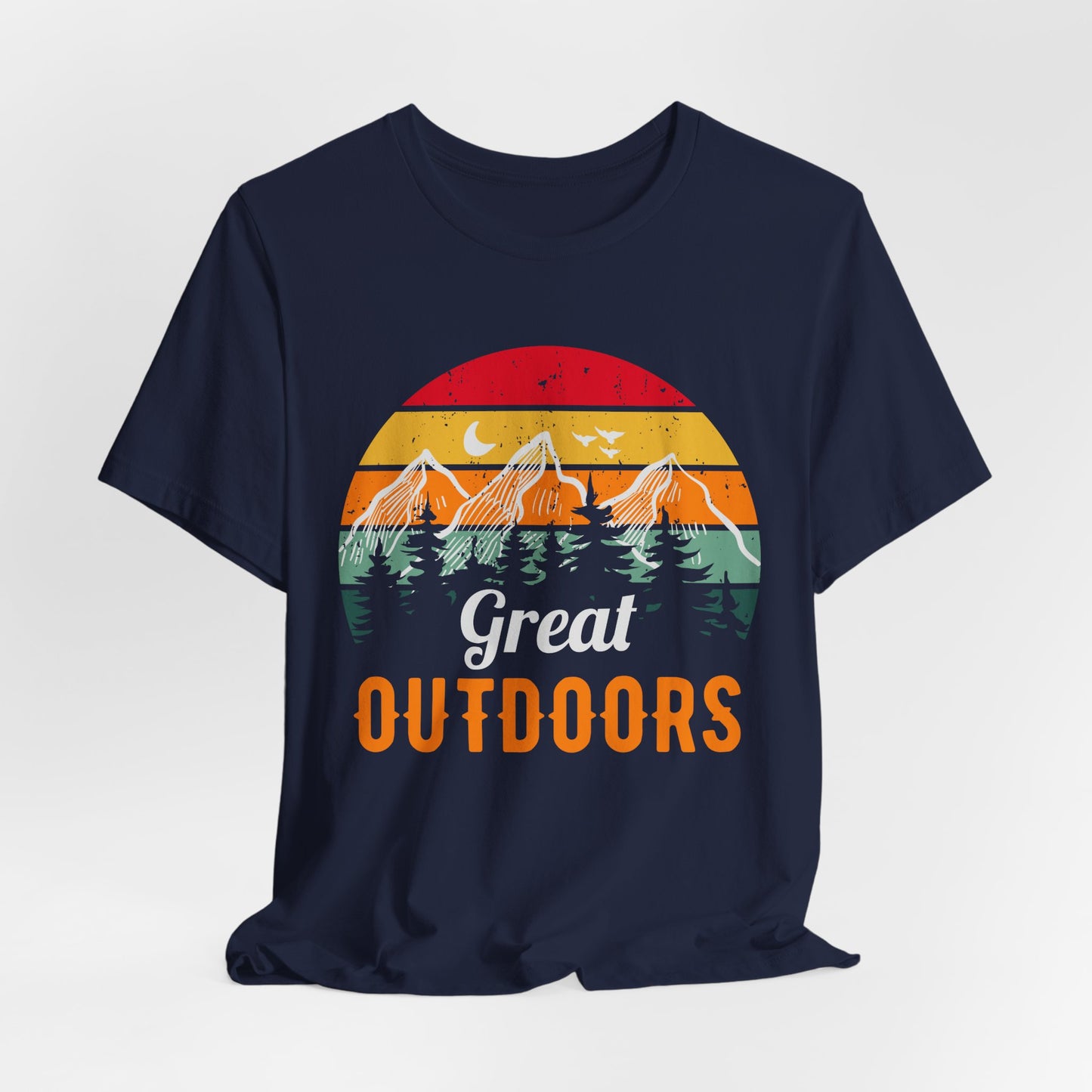 Camping: Great Outdoors - Unisex Jersey Short Sleeve Tee - 12639