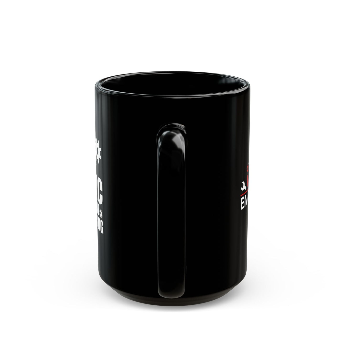 I'm A Dad & An Engineer, Nothing Scares Me  - Black Mug (11oz, 15oz)