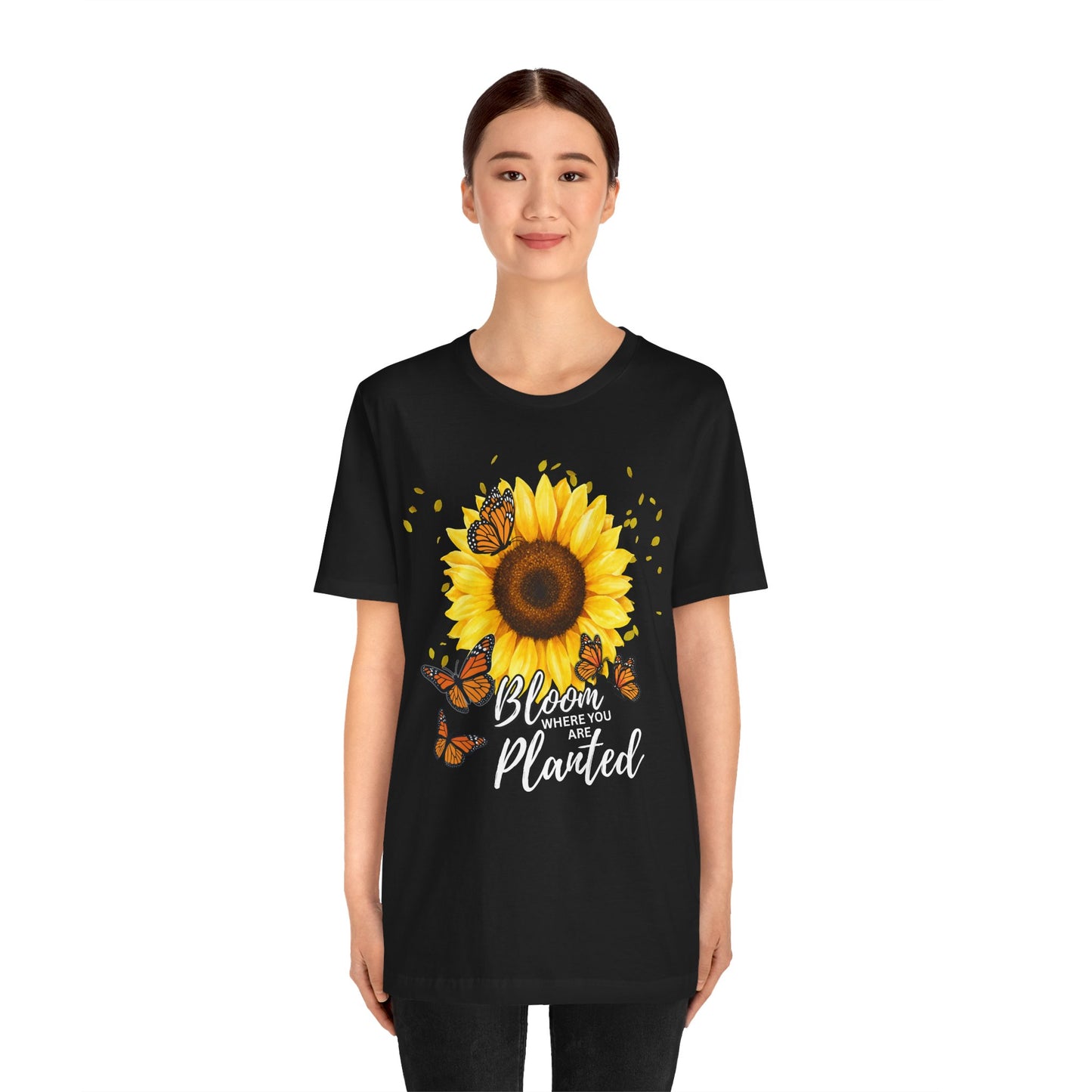 Sunflower Bloom Where You Are Planted Tee - 14920