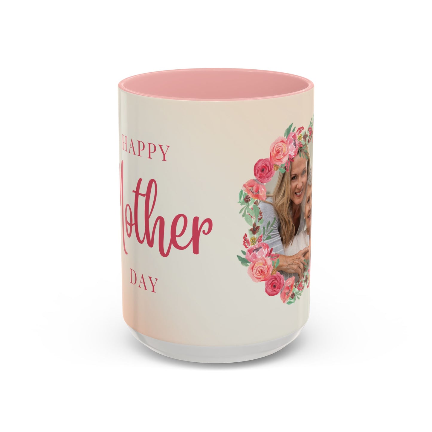 Floral Mother’s Day Coffee Mug, Photo Customizable - Happy Mother’s Day Gift - 12284