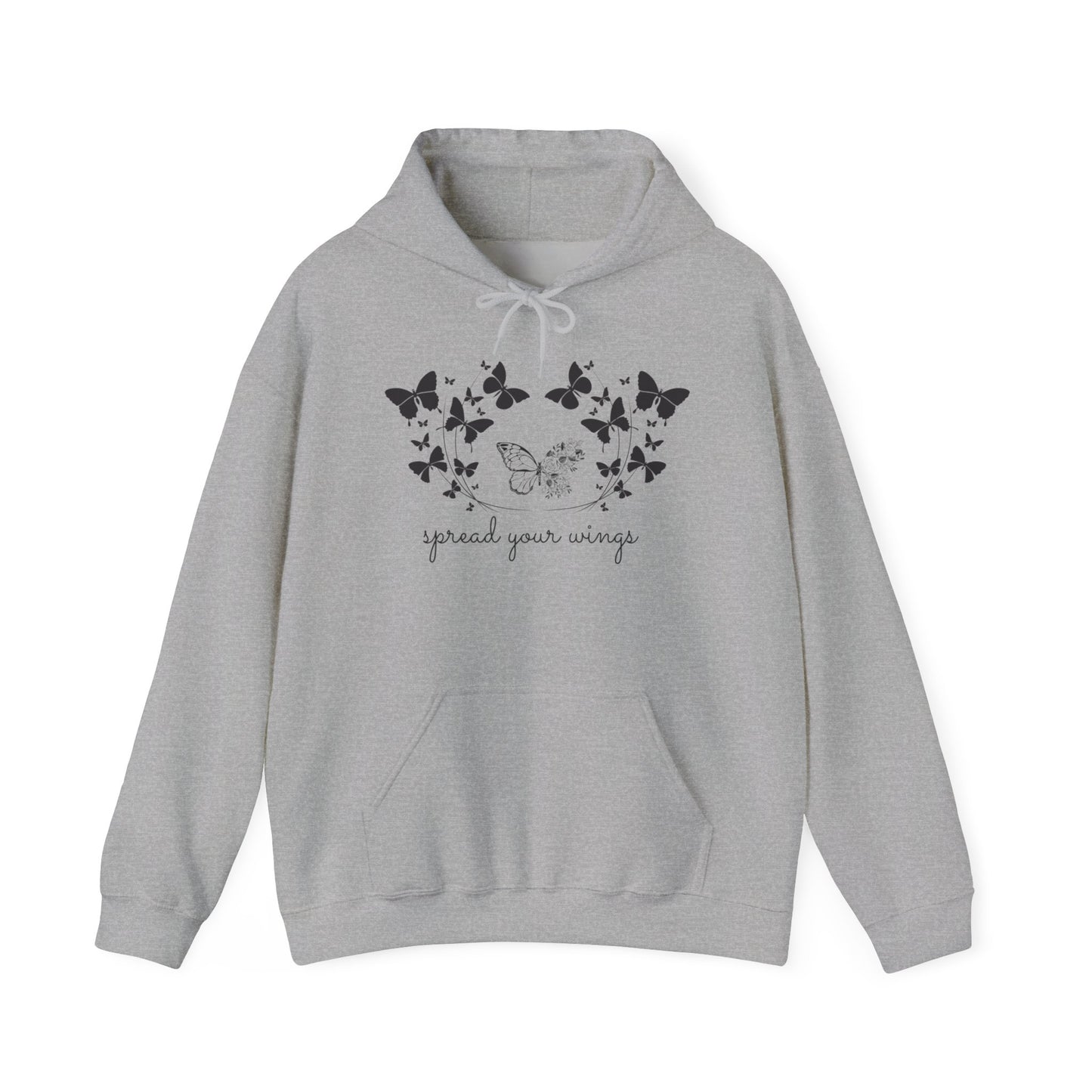 Butterfly, Spread Your Wings -  Unisex Heavy Blend™ Hooded Sweatshirt