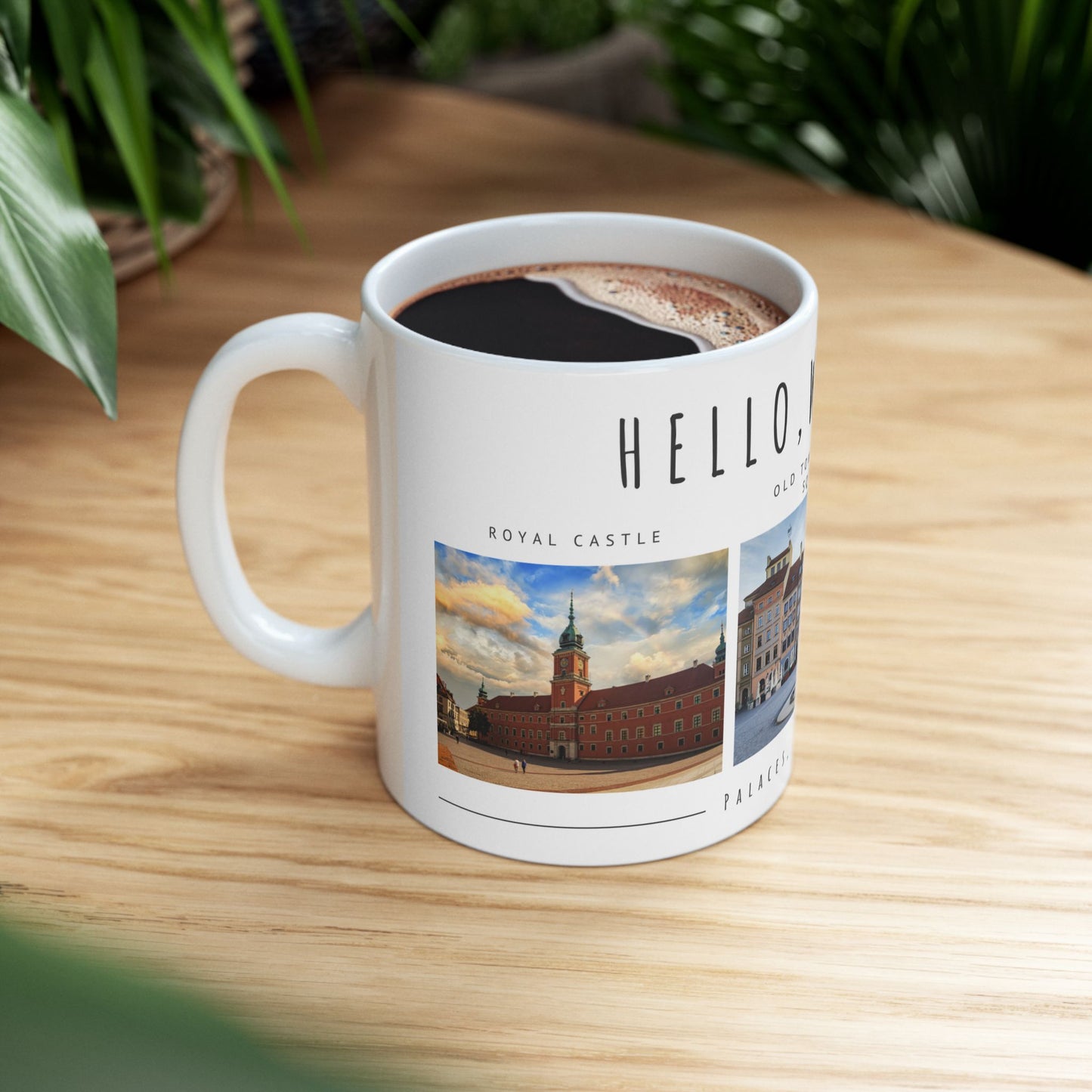 Hello Warsaw! Travel Ceramic Mug - 11oz & 15oz - 12092