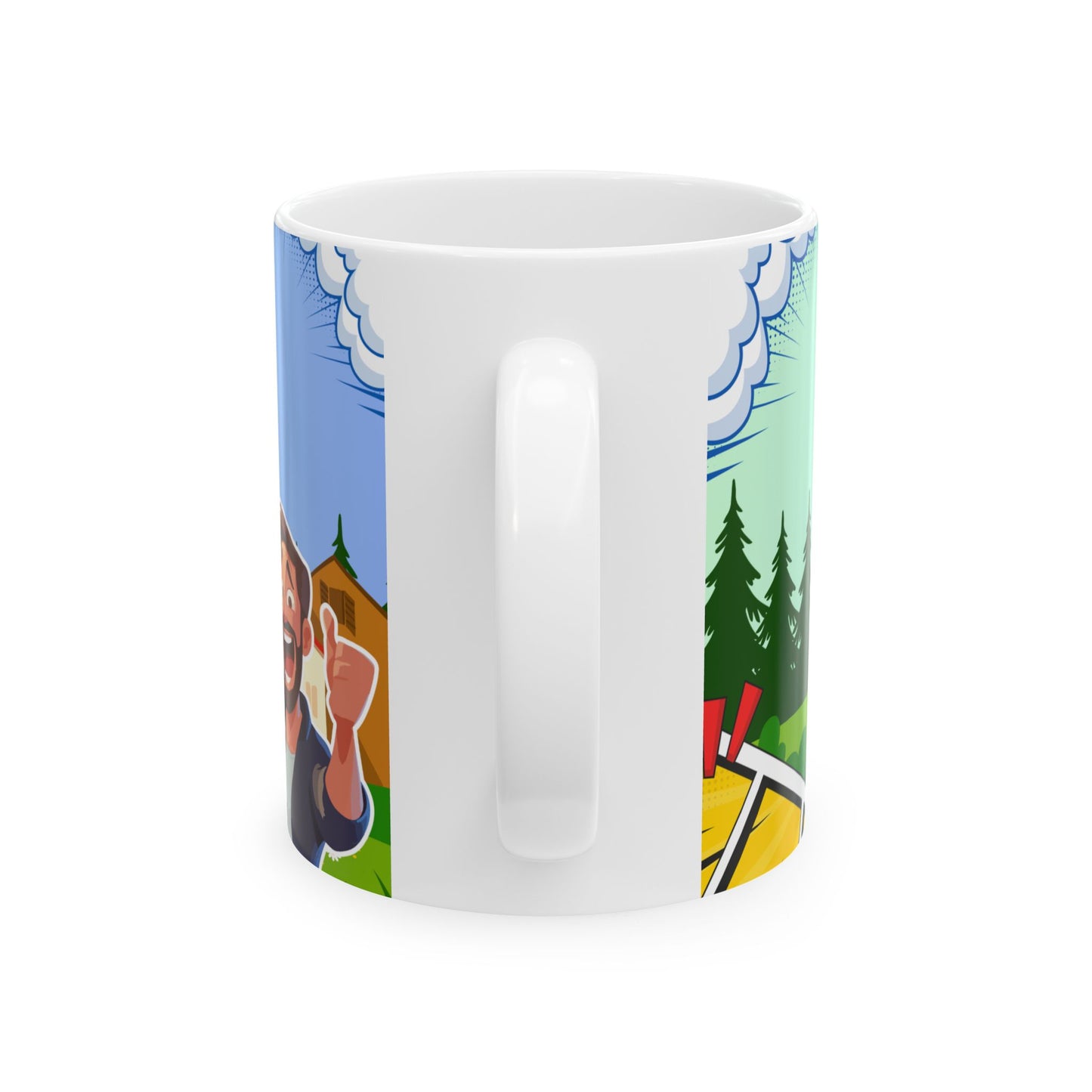 Happy Father's Day Ceramic Mug | Gift for Dad | Custom Coffee Cup for Father - 14060
