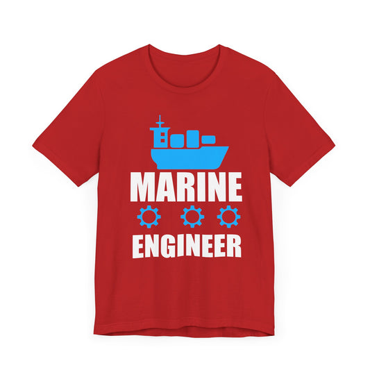 Marine Engineer - Unisex Jersey Short Sleeve Tee - 13667