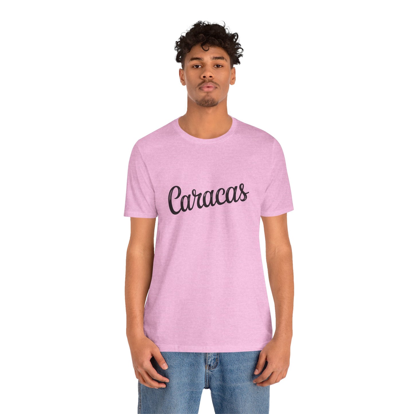 Caracas Unisex Jersey Short Sleeve Tee - Casual Graphic T-Shirt for Everyday Wear - 12270