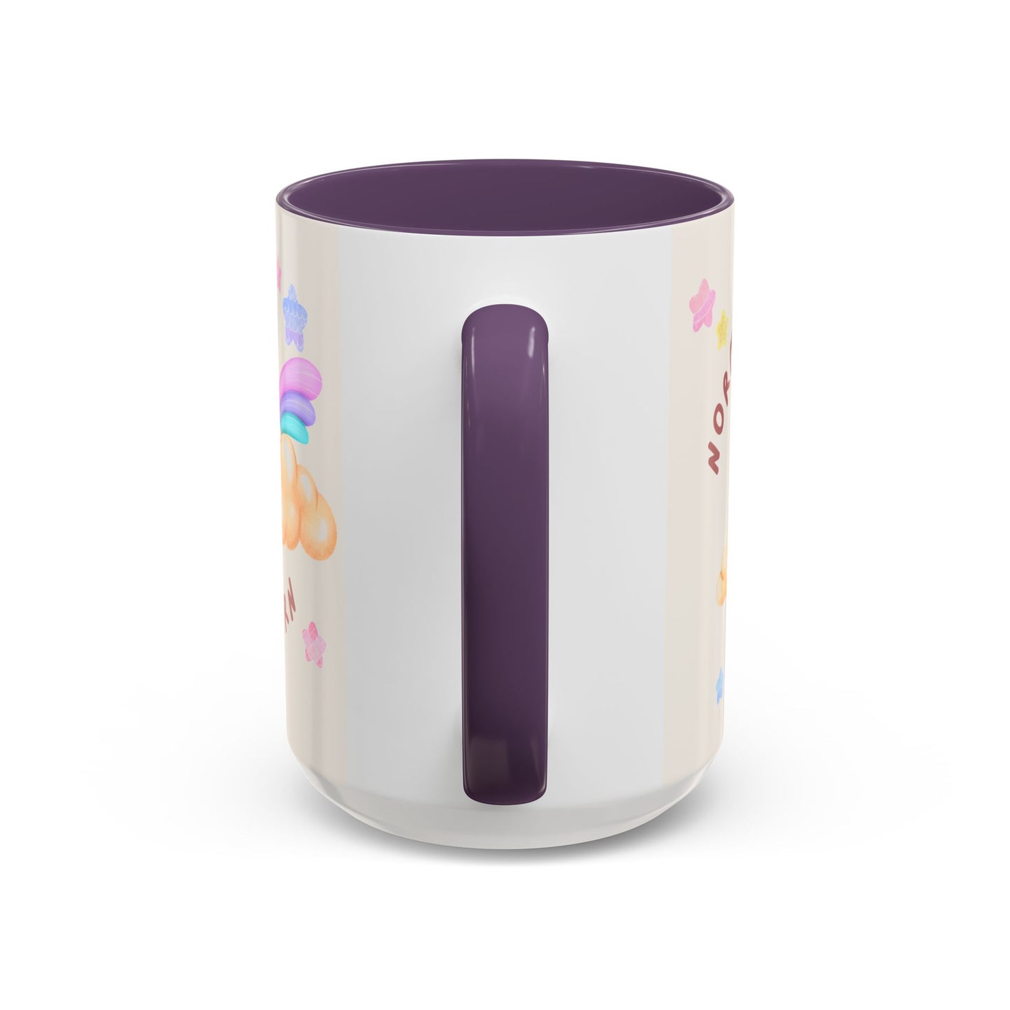 Normal is Boring, Be A Unicorn - Accent Coffee Mug (11, 15oz) - 11084