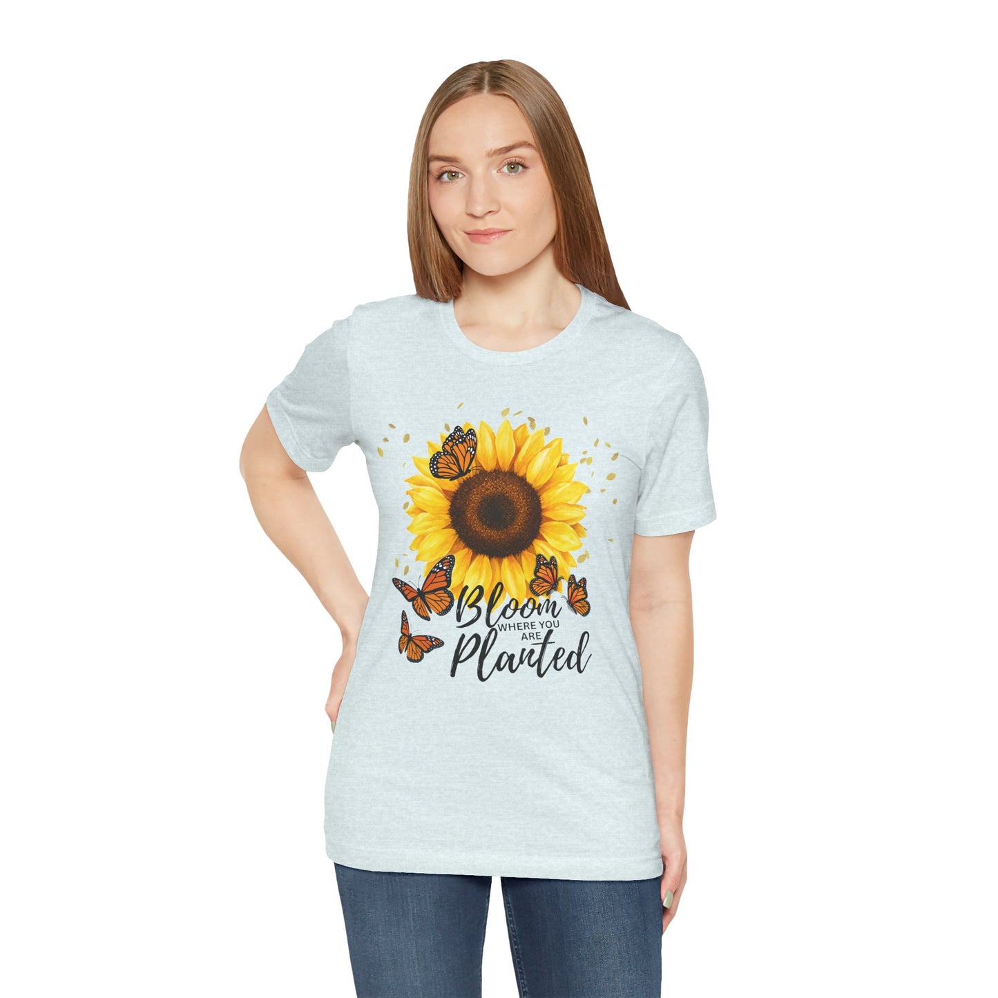 Sunflower Bloom Where You Are Planted Tee - 14920