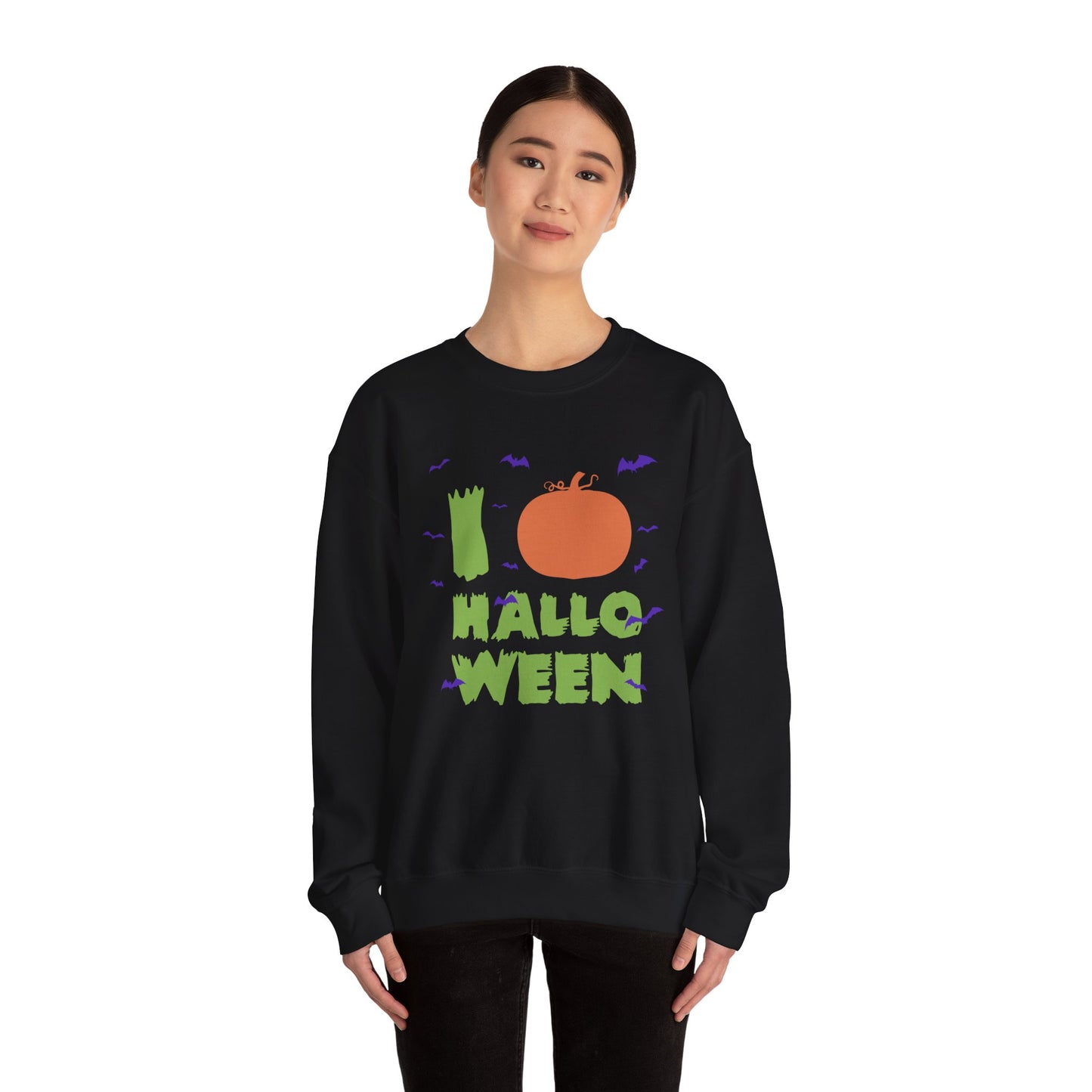 I Love Halloween - Unisex Heavy Blend™ Crewneck Sweatshirt - 13807