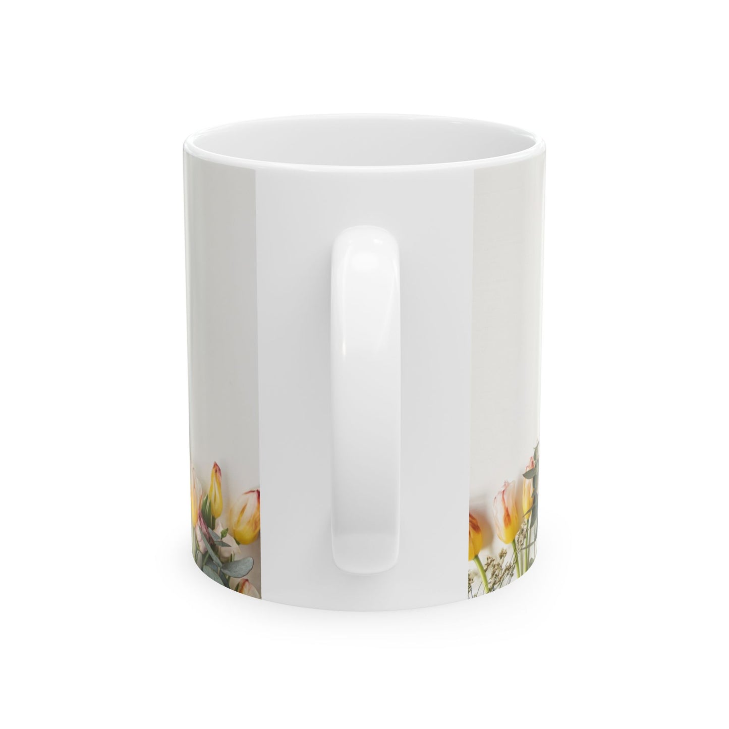 Happy Mother's Day Floral Ceramic Mug (11oz, 15oz) - 11917