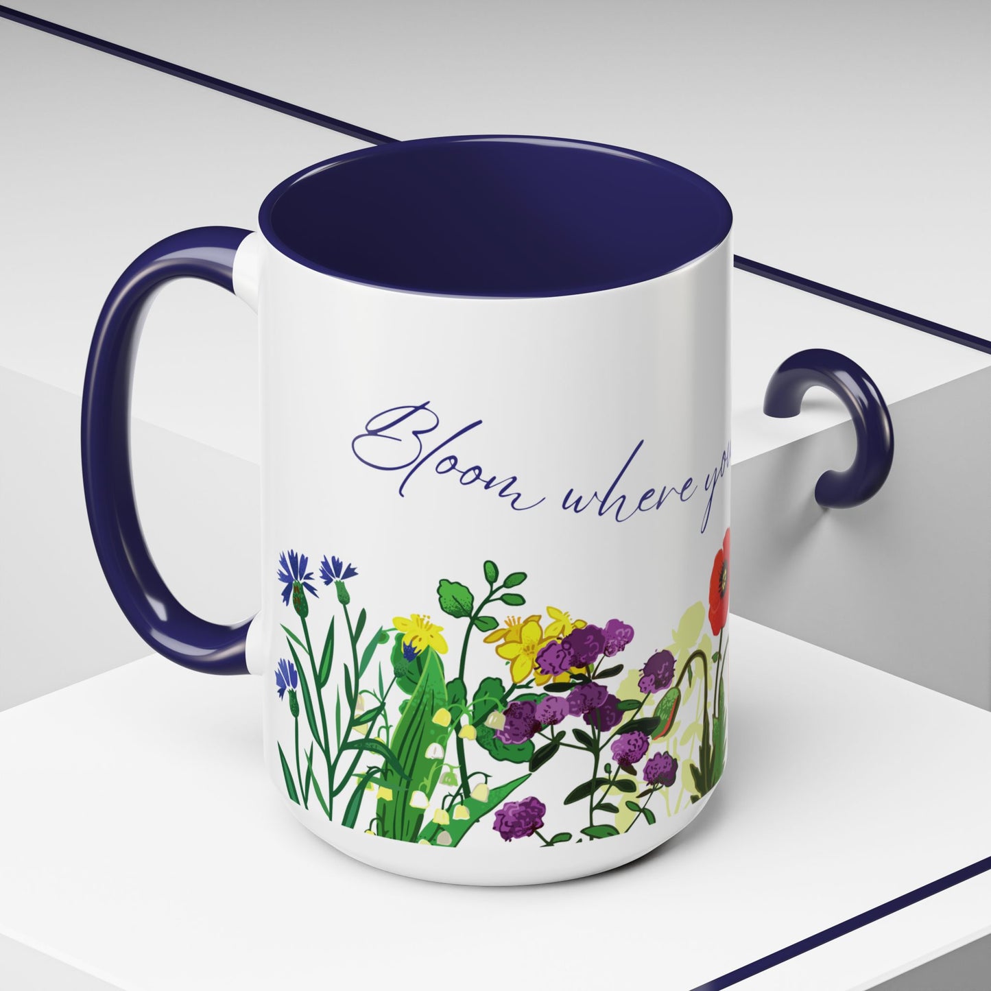 Bloom Where You Are Planted - Accent Coffee Mug (11, 15oz) - 10895