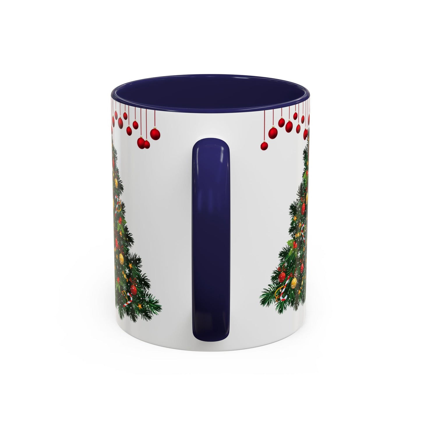 Merry Christmas - Accent Coffee Mug (11, 15oz)