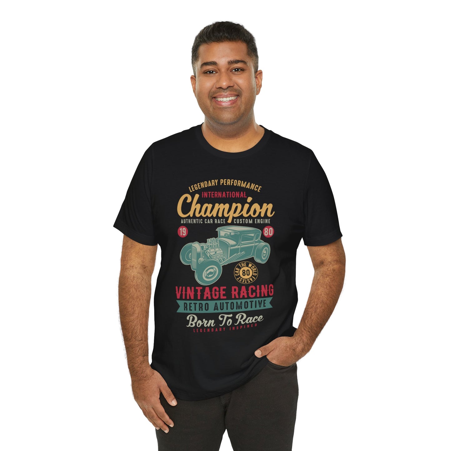 Legendary Performance, Vintage Racing, Retro Automotive - Unisex Jersey Short Sleeve Tee - 12954