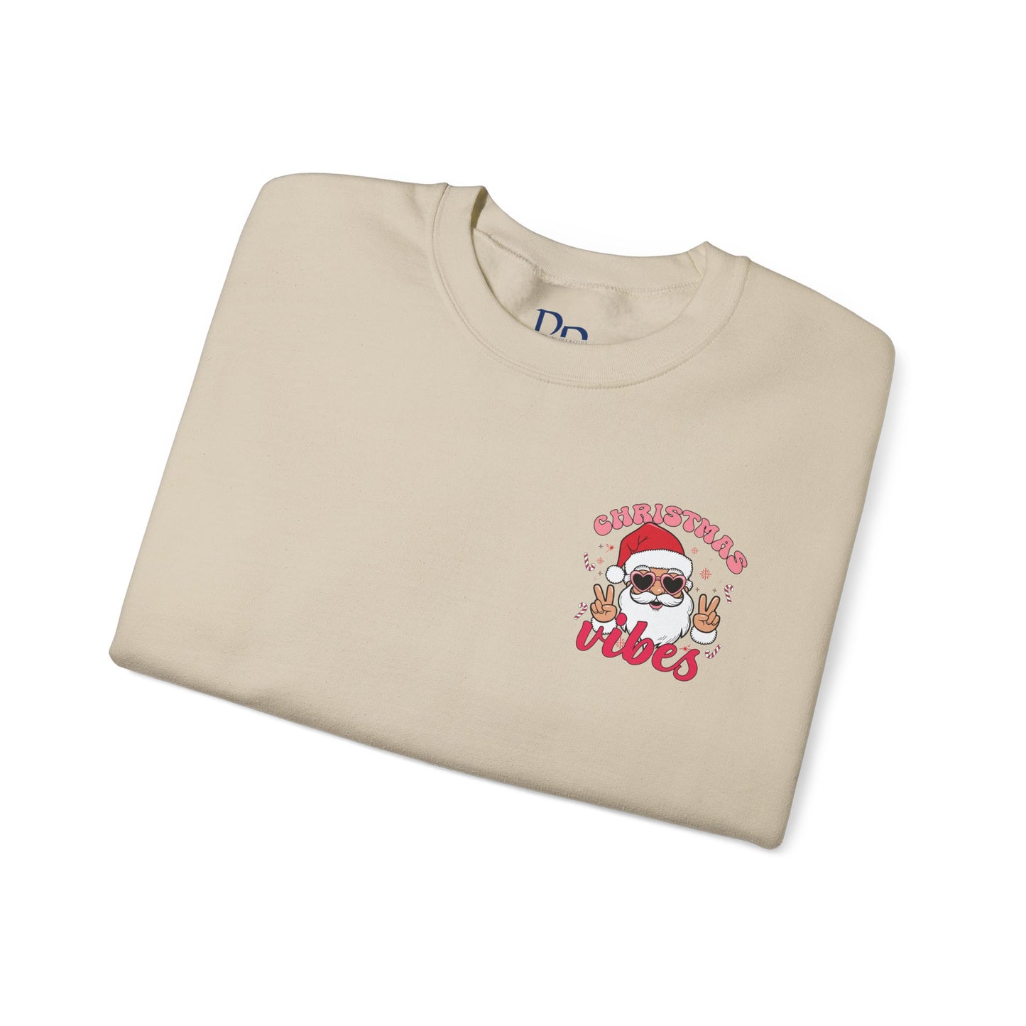 Santa, Christmas Vibes - Unisex Heavy Blend™ Crewneck Sweatshirt - 10171