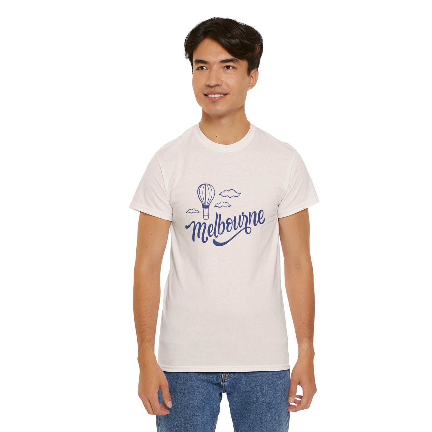 Melbourne Hot Air Balloon Unisex Heavy Cotton Tee - 12142