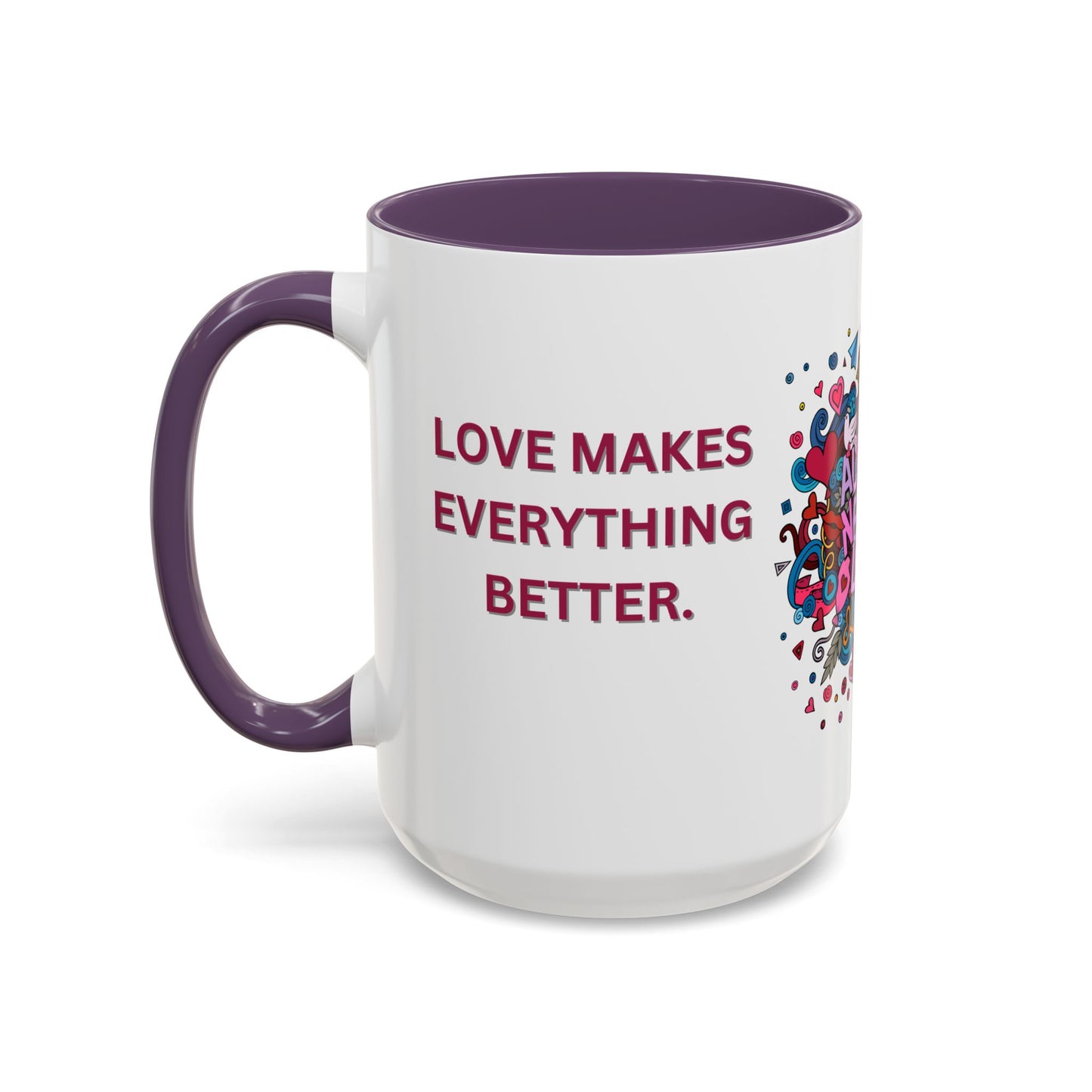 All You Need is Love - Accent Coffee Mug (11, 15oz) - 11430
