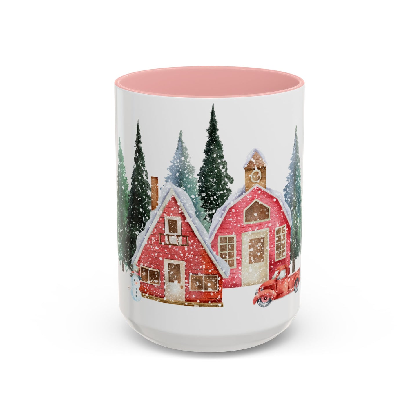 Winter House - Accent Coffee Mug (11, 15oz) - 10072