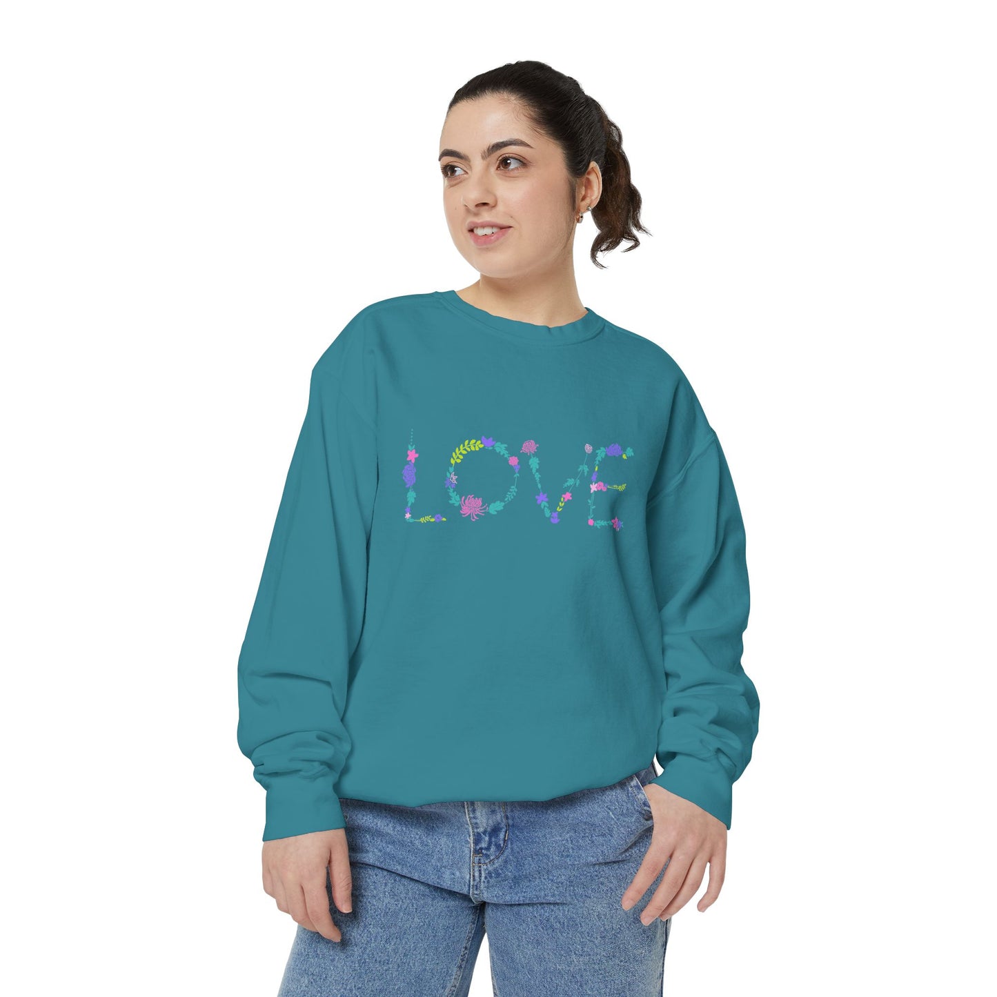 Love - Unisex Garment-Dyed Sweatshirt - 11806