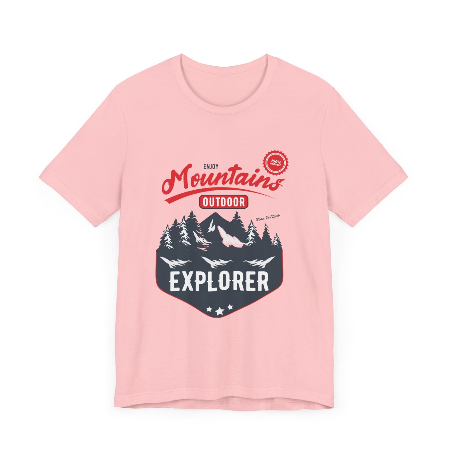 Enjoy Mountains, Outdoor Explorer - Unisex Jersey Short Sleeve Tee